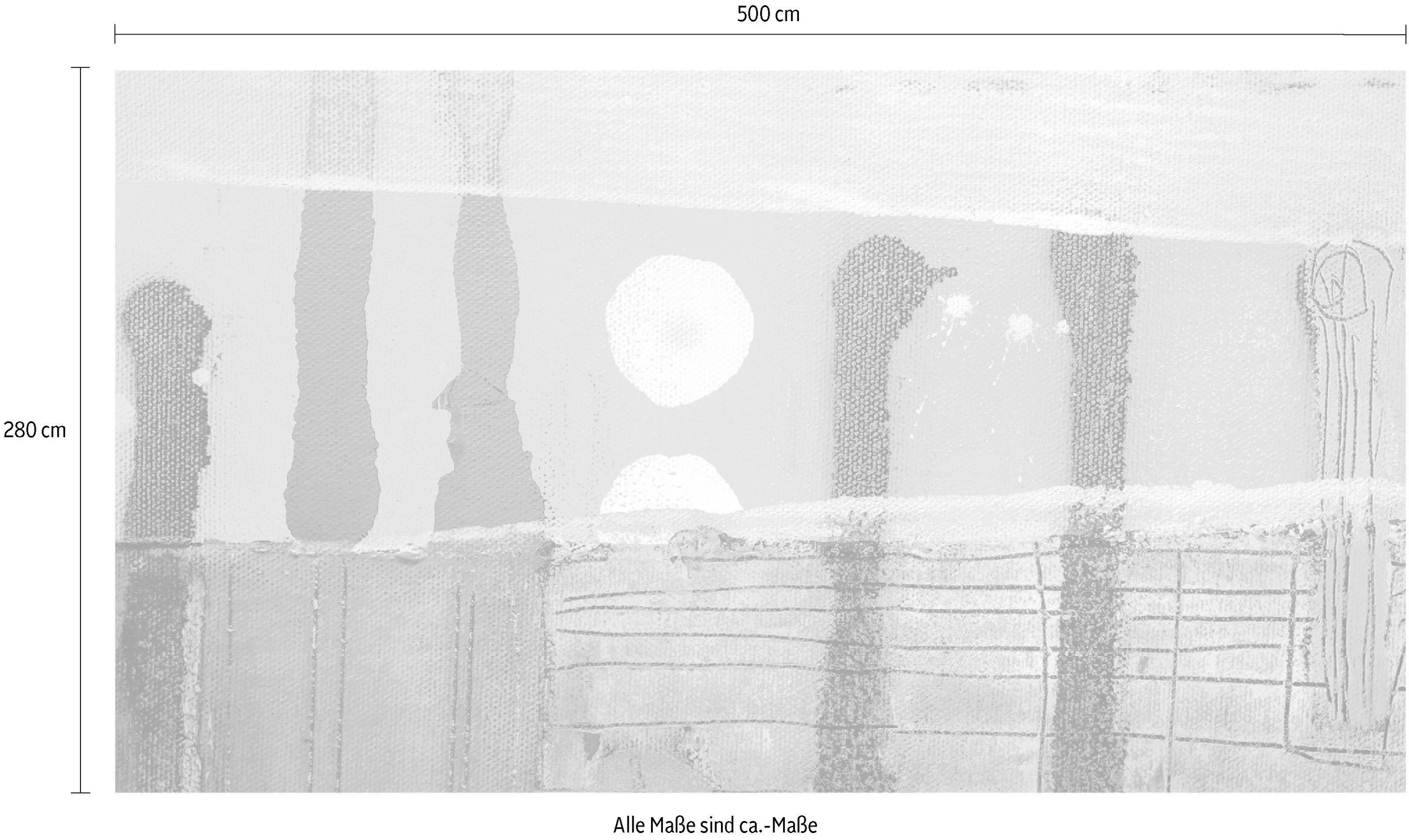 Komar Vliestapete »Moon Shining«, 500x280 cm (Breite x Höhe), Vliestapete, 100 cm Bahnbreite