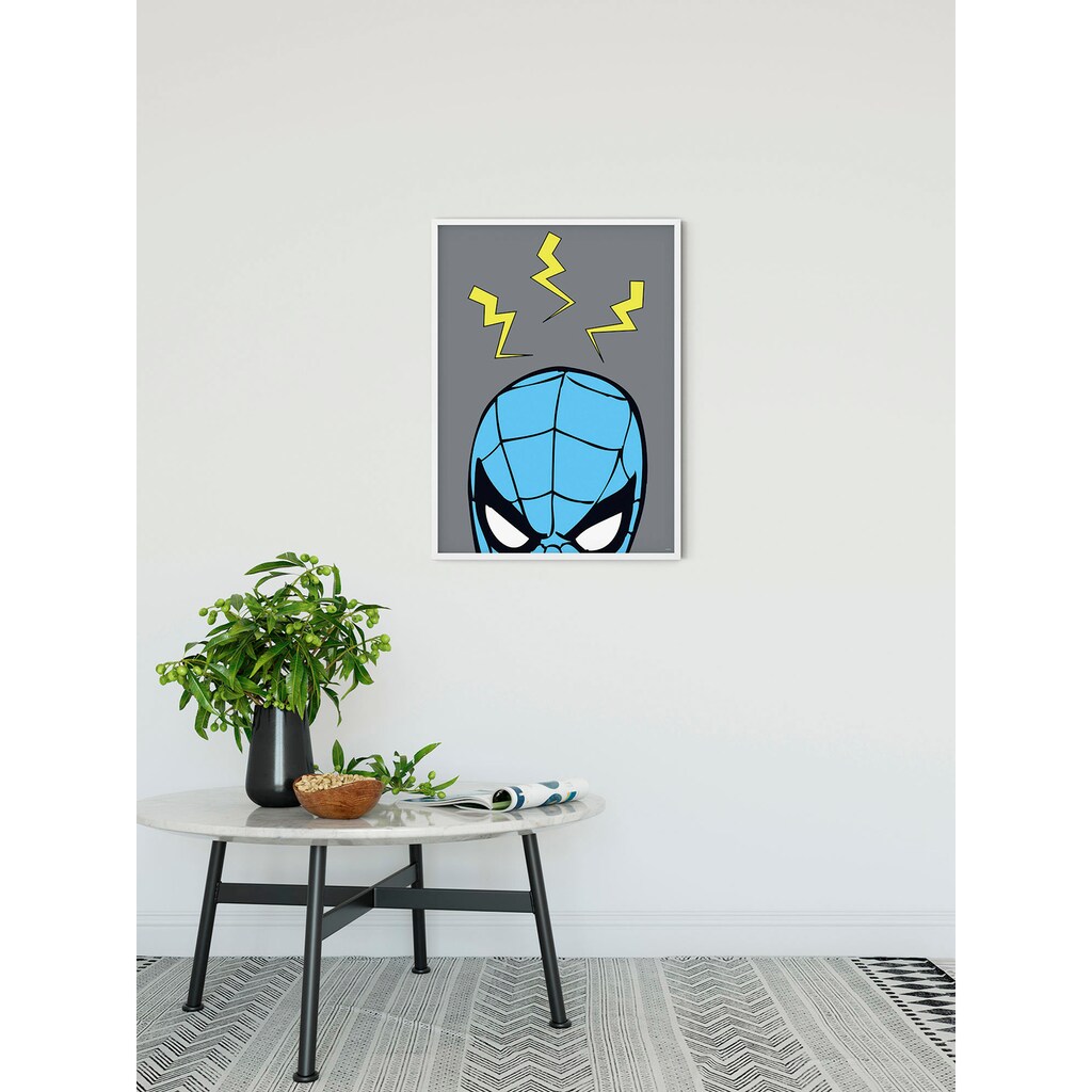 Komar Wandbild »Marvel PowerUp Spider-Man Sense«, (1 St.), Deutsches Premium-Poster Fotopapier mit seidenmatter Oberfläche und hoher Lichtbeständigkeit. Für fotorealistische Drucke mit gestochen scharfen Details und hervorragender Farbbrillanz.