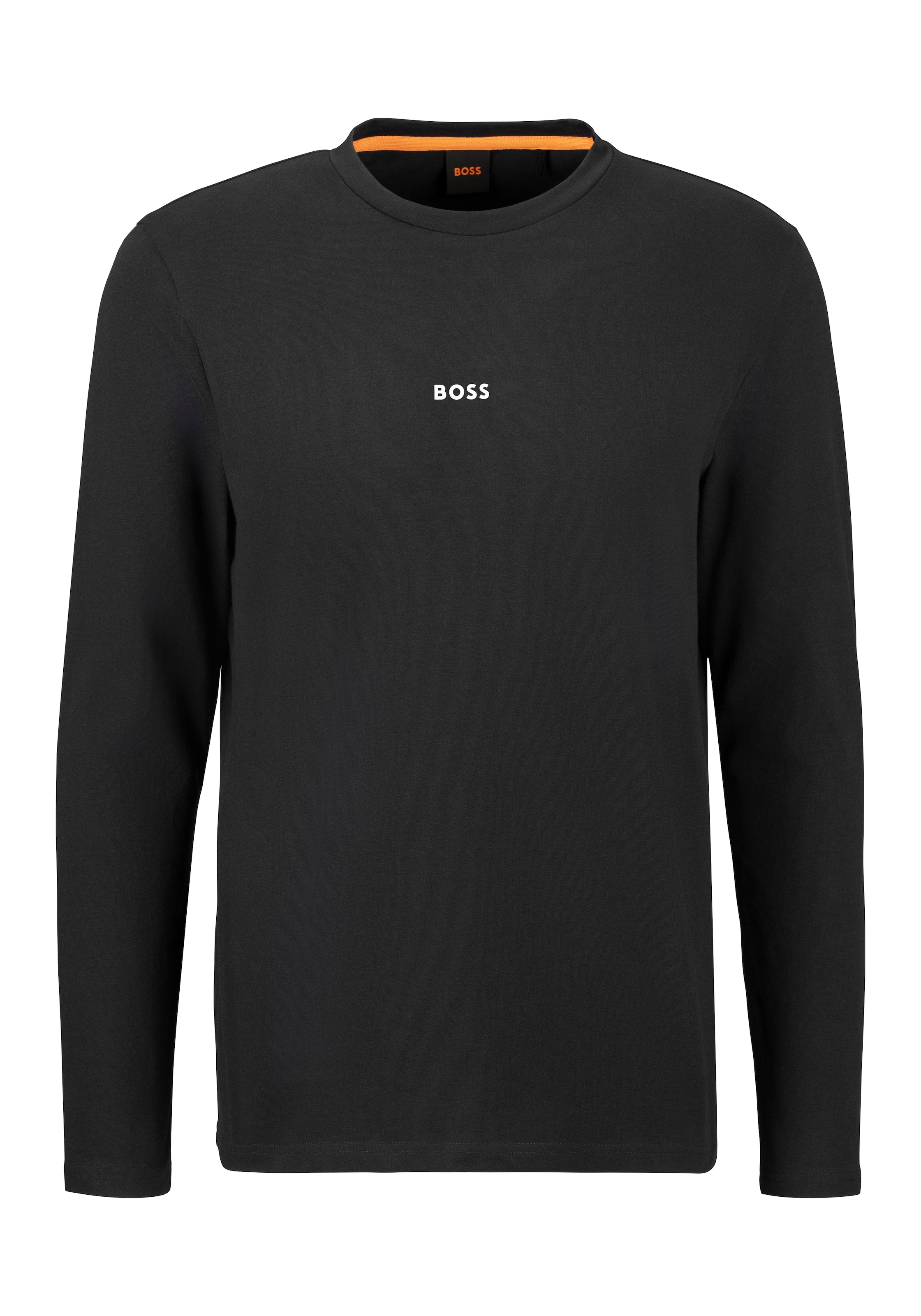 BOSS ORANGE Langarmshirt »TChark«, mit Logo-Schriftzug