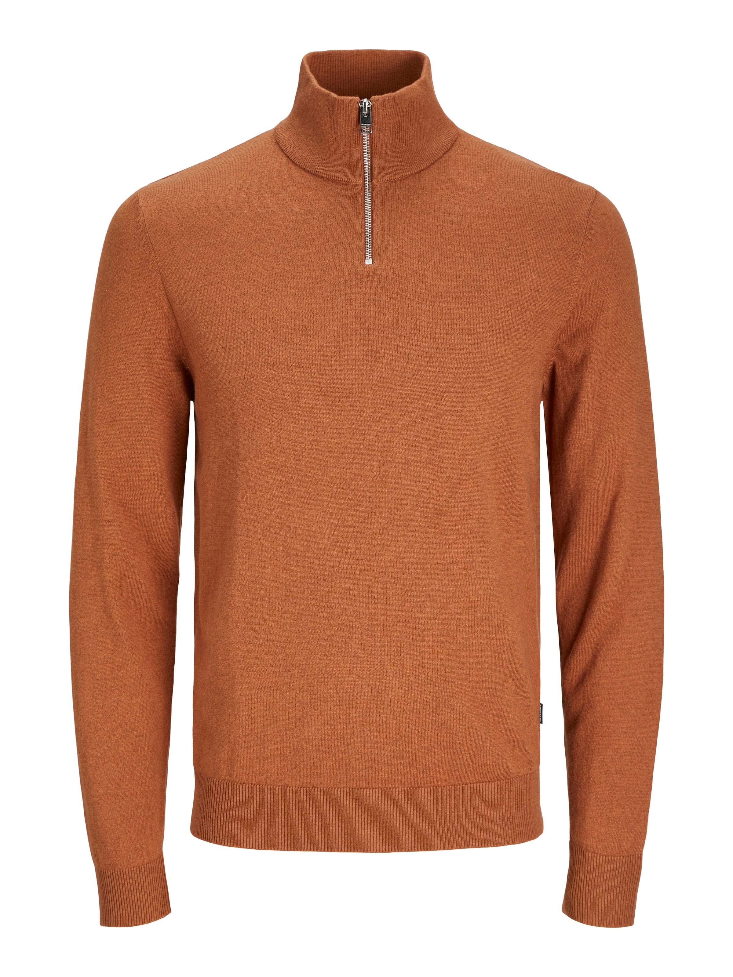 Jack & Jones Troyer »JJEEMIL KNIT HALF ZIP NOOS«, mit Rippbündchen