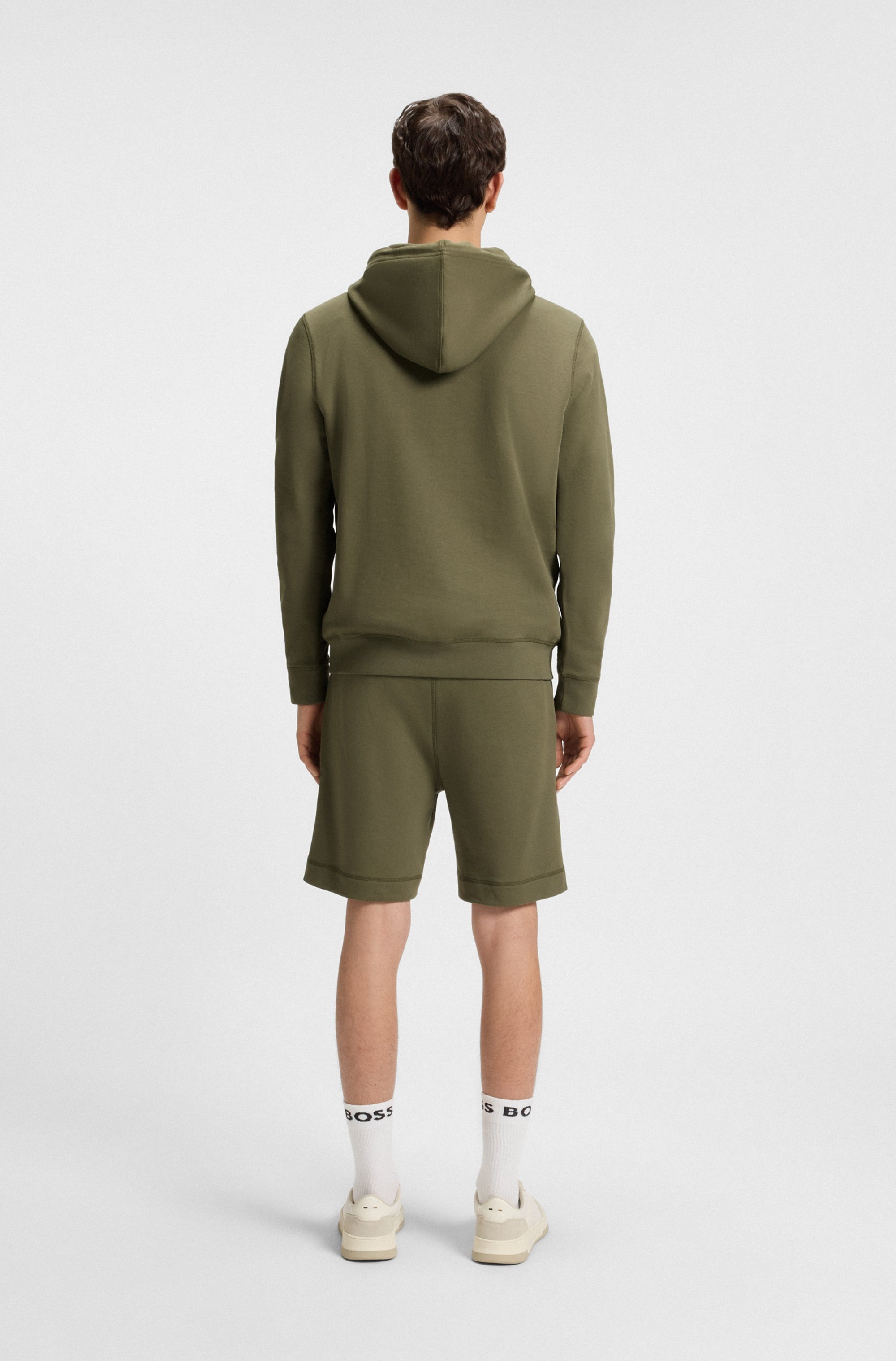BOSS ORANGE Kapuzensweatshirt »Wetalk«, mit gesticktem BOSS Markenlabel