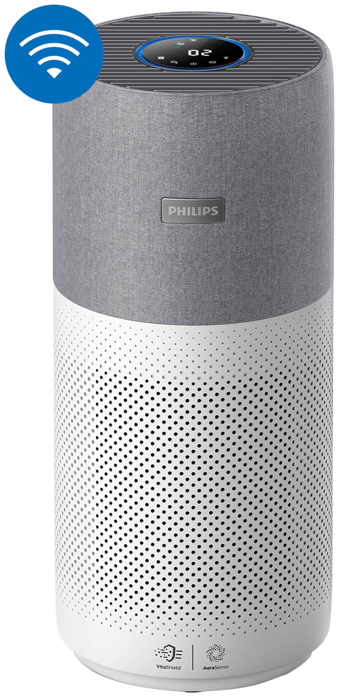 Philips Luftreiniger »AC3033/10 3000i Serie« für 104 qm Räume mit App-Anbindung und für Allergiker geeignet in grau