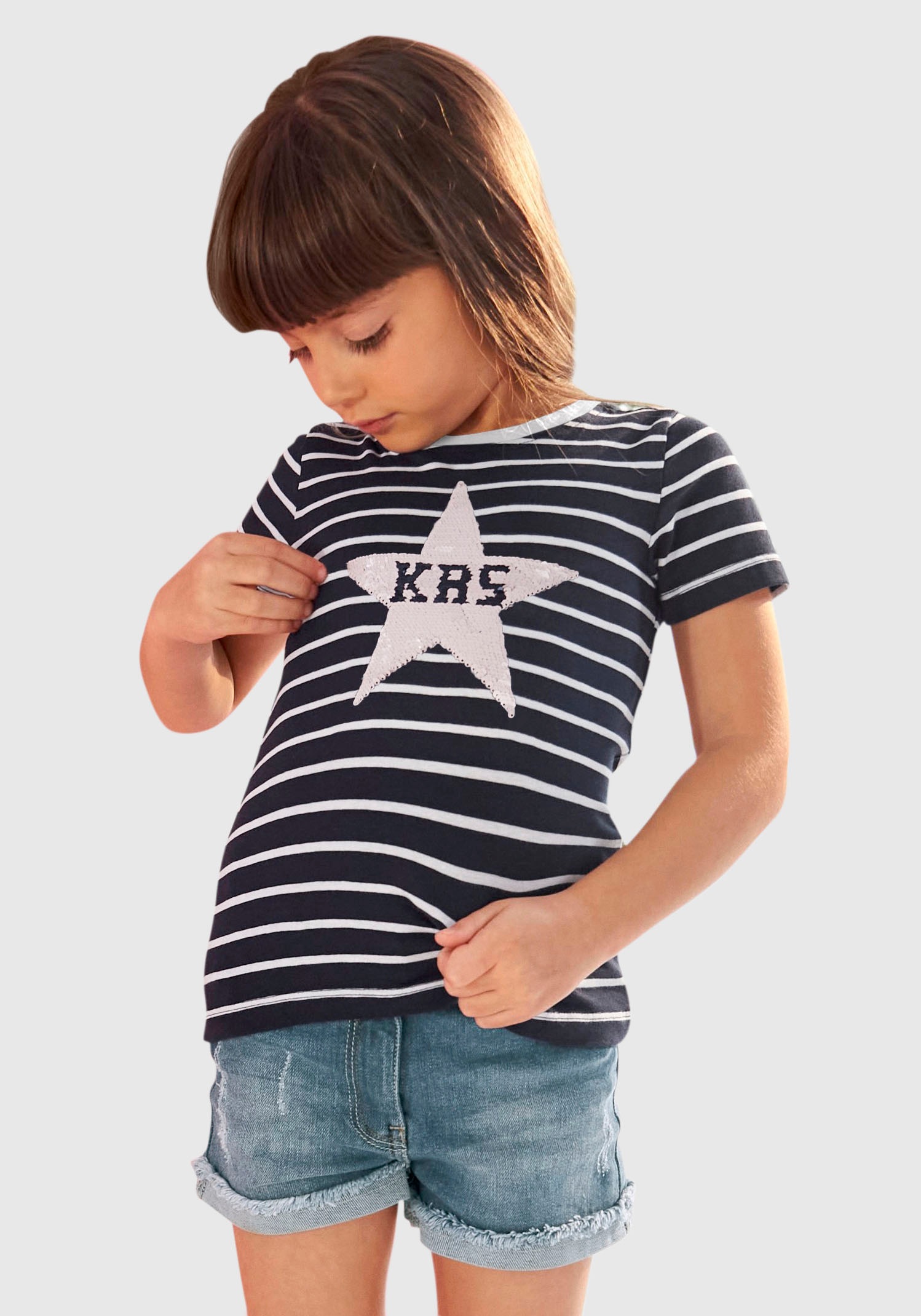 KangaROOS T-Shirt, mit Wendepailletten
