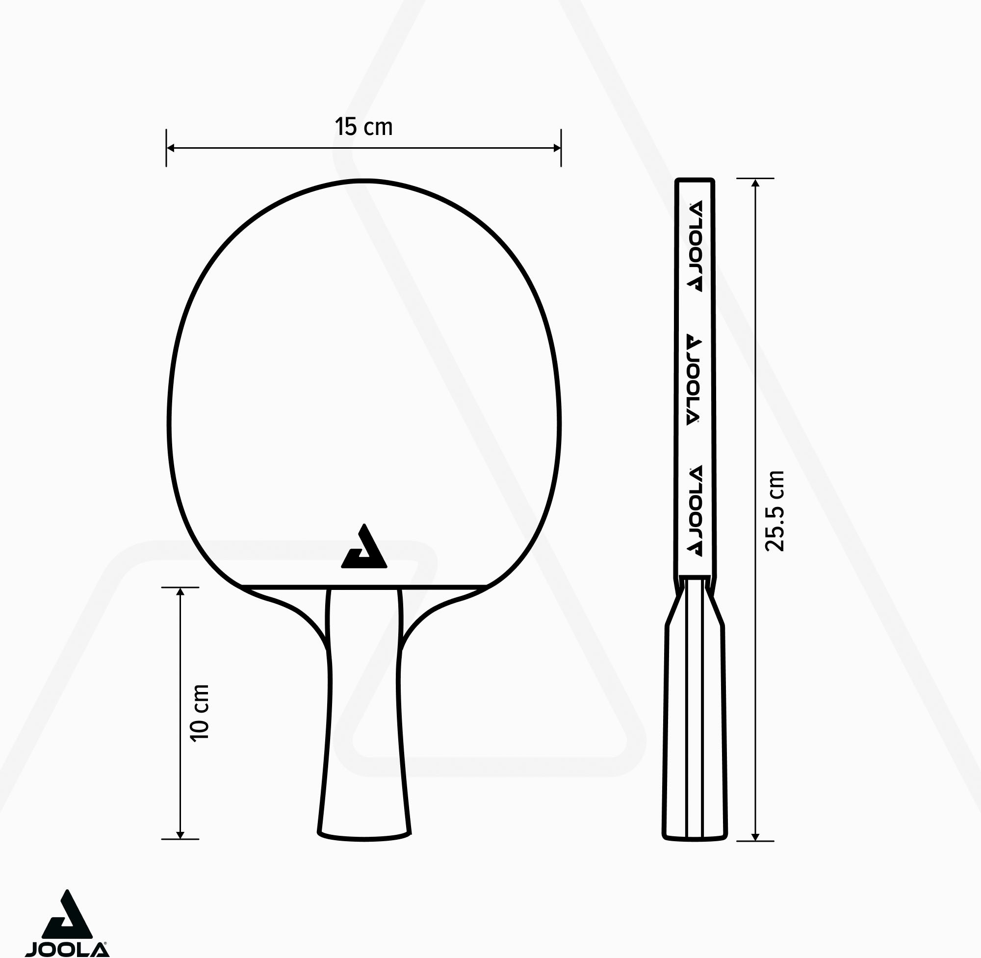 Joola Tischtennisschläger »Mega Carbon«, (Packung)