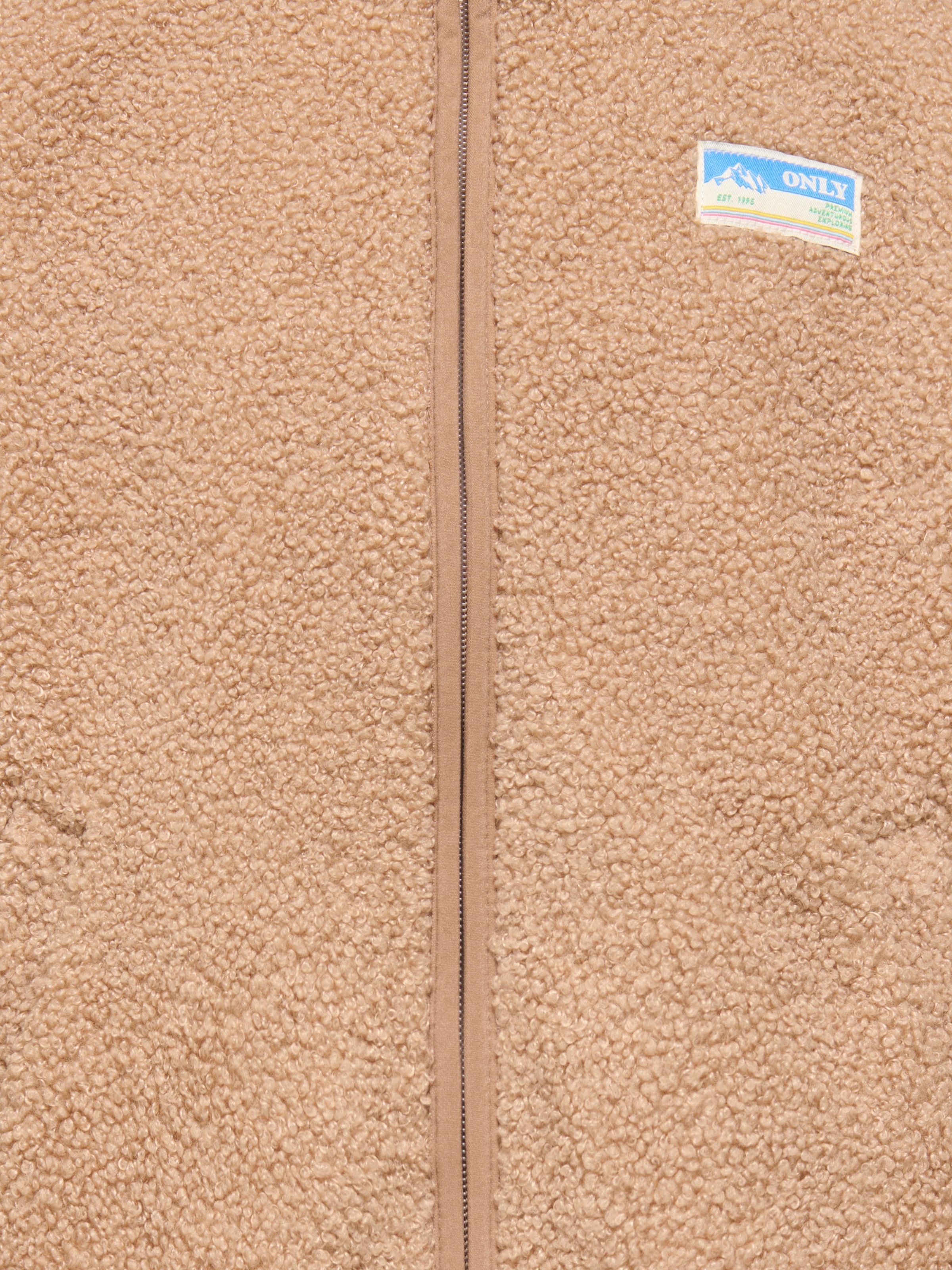 KIDS ONLY Fleecejacke »KOGEVA LIFE TEDDY JACKET CP OTW NOOS« ohne Kapuze