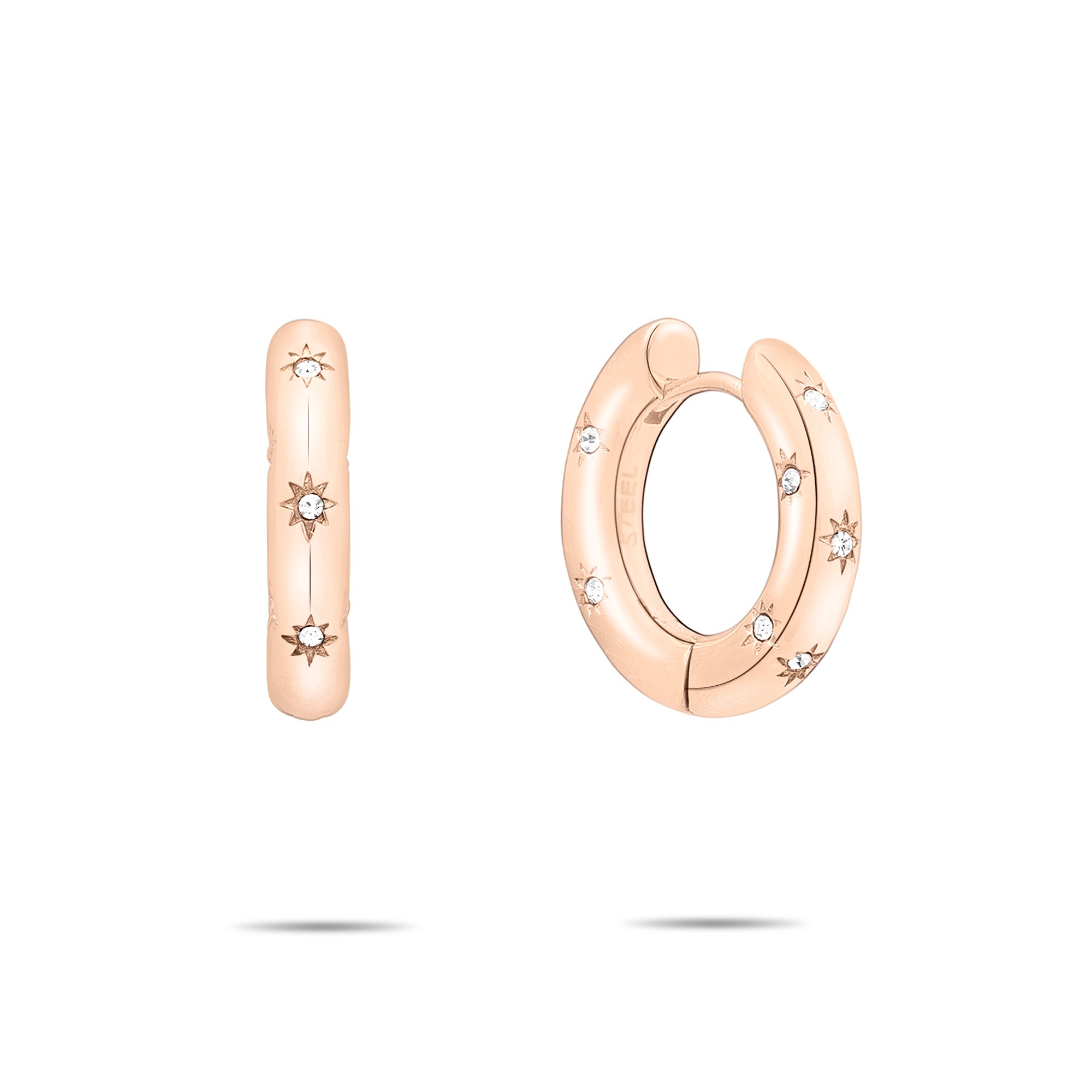 Tamaris Paar Creolen »Schmuck Geschenk Creolen mit funkelnden Steinchen Little Twinkle« mit Zirkonia (synth.)