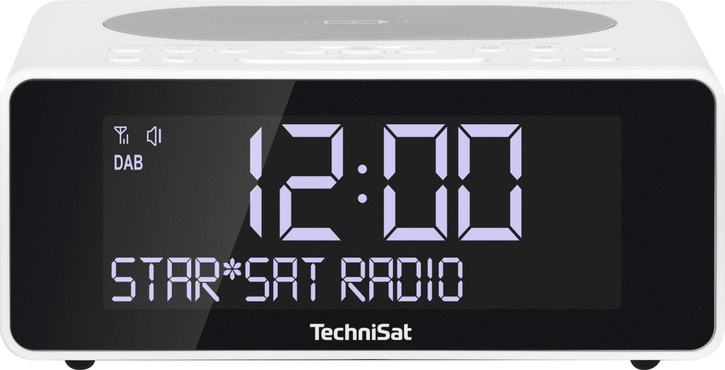 TechniSat Radiowecker »DIGITRADIO 52 - Stereo Uhrenradio«, mit DAB+, Snooze-Funktion, dimmbares Display, Sleeptimer