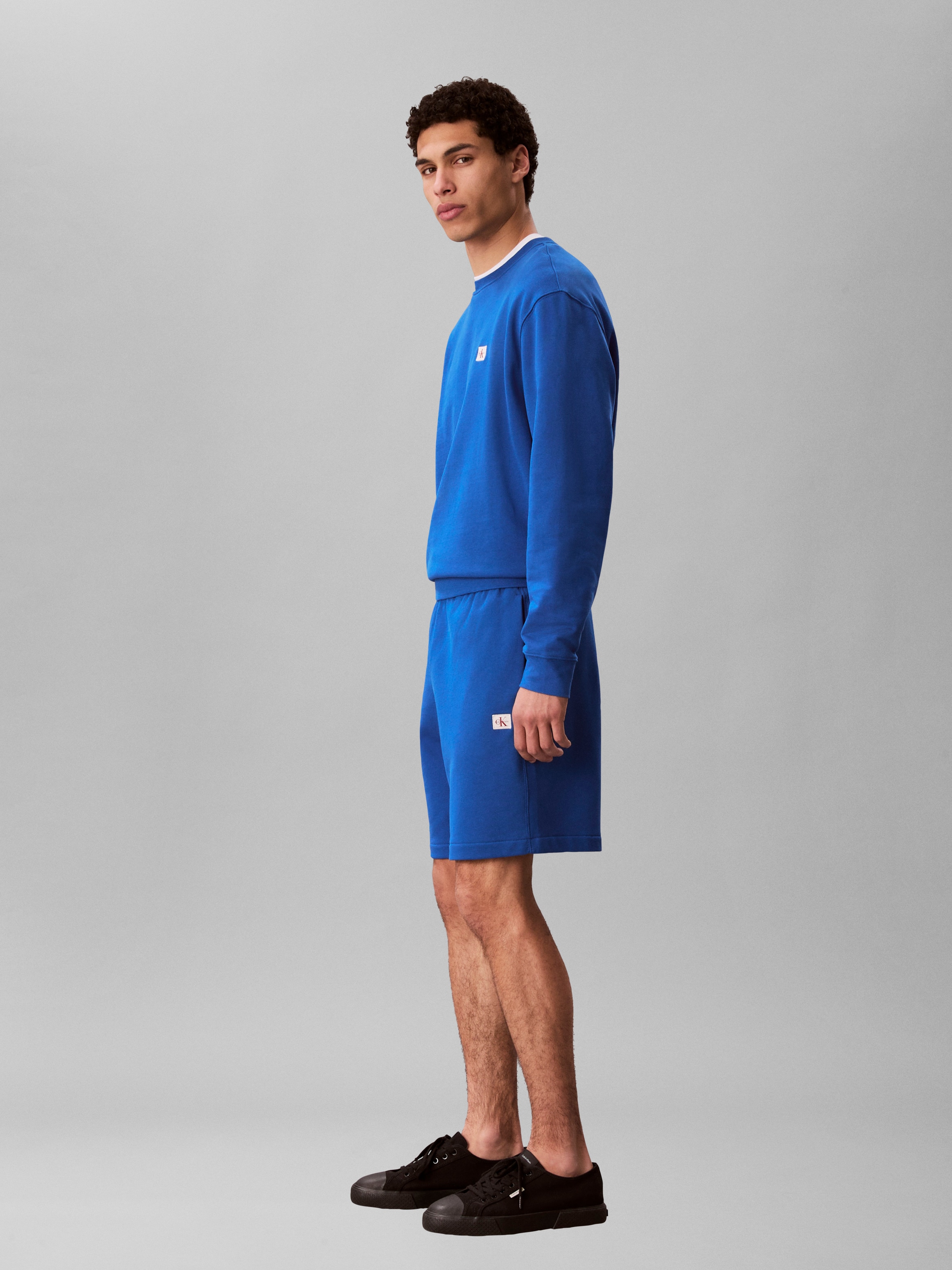 Calvin Klein Jeans Sweatshorts  Regular Fit, Logo-Badge, Seitentaschen