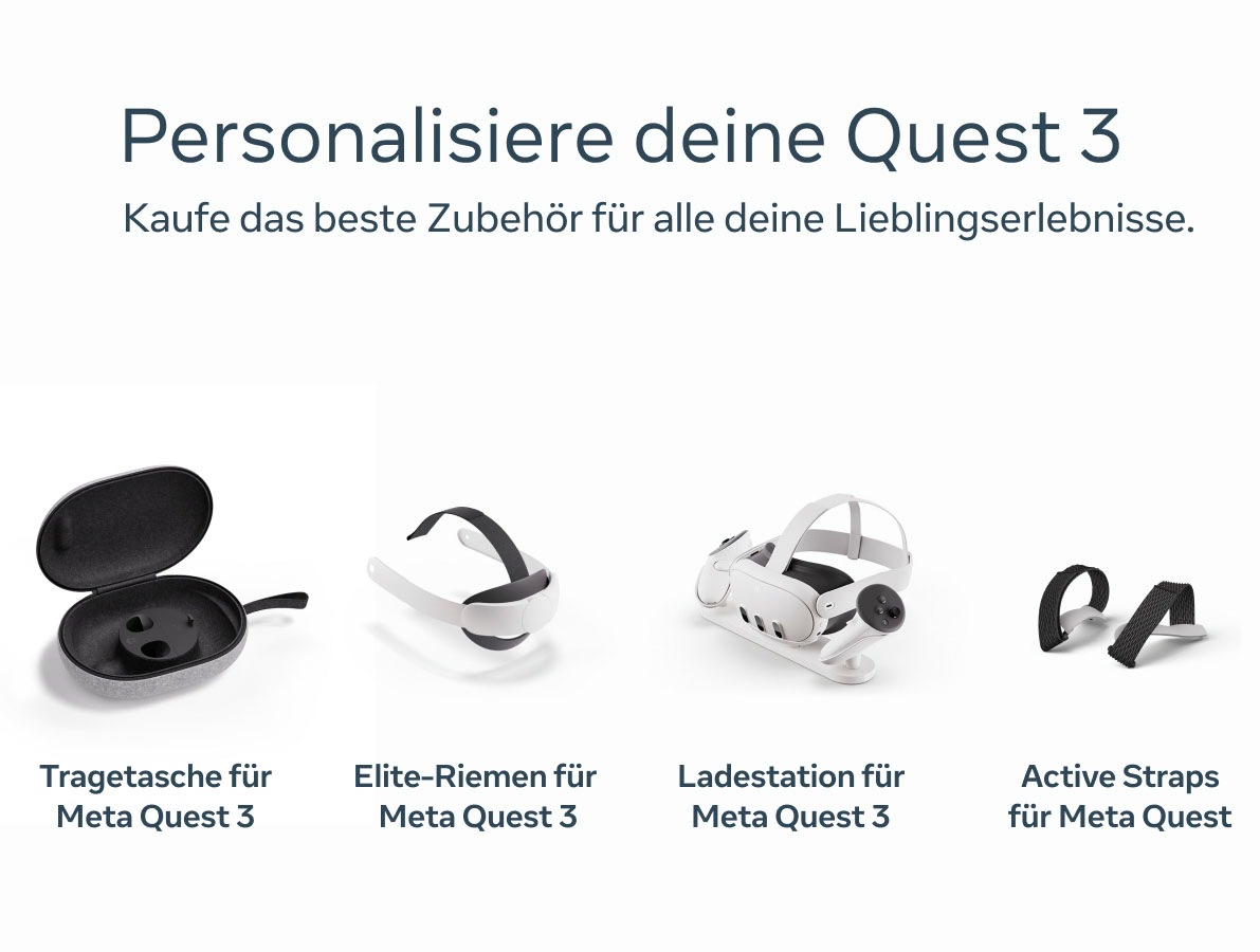 Meta Headset-Halterung »Quest 3 Elite-Riemen mit Akku (Elite Strap with Battery)«