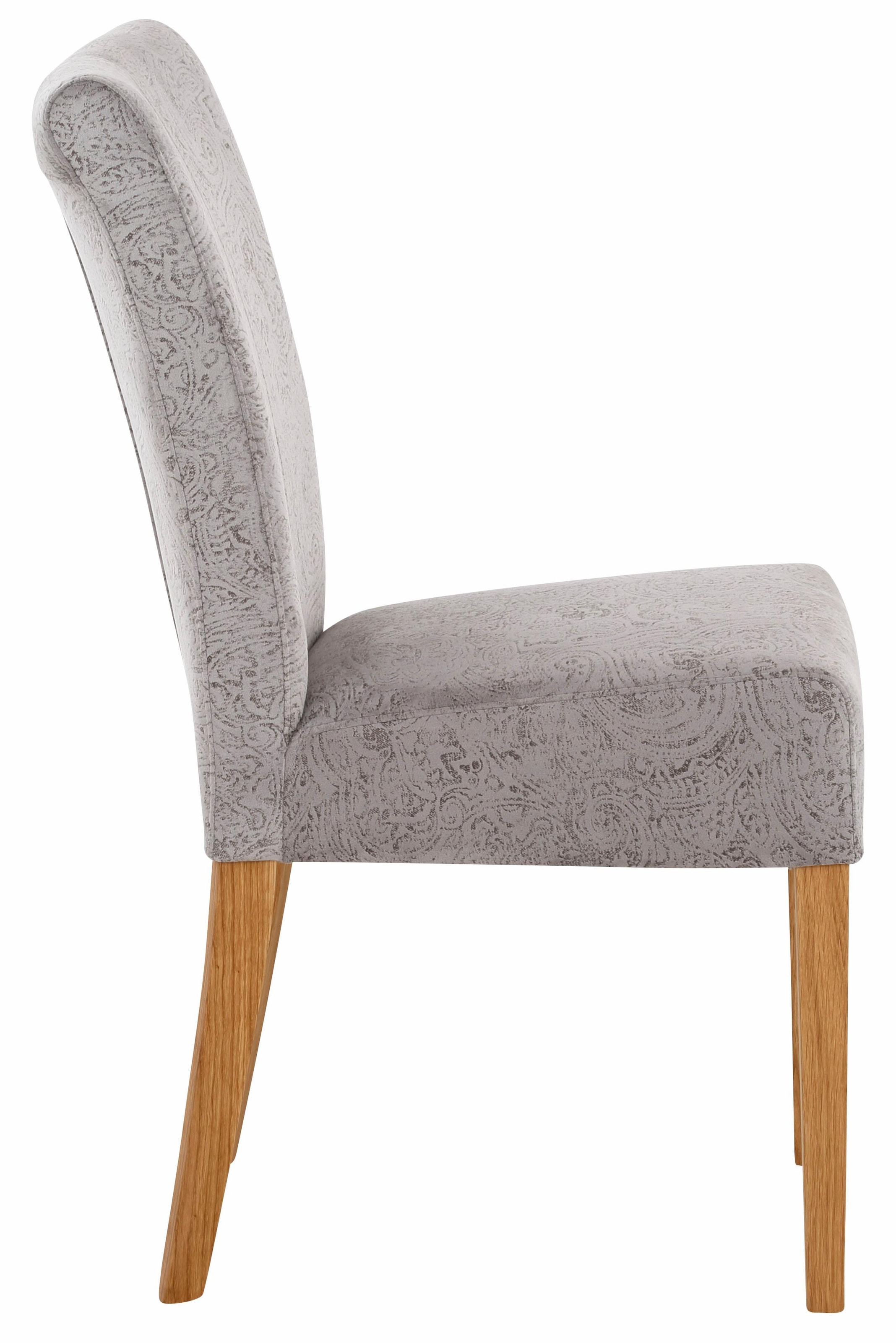 Home affaire Esszimmerstuhl »Queen Polsterstuhl BESTSELLER«, (Set), 4 St., Luxus-Microfaser, verschiedene Bezüge, Gestell Massivholz