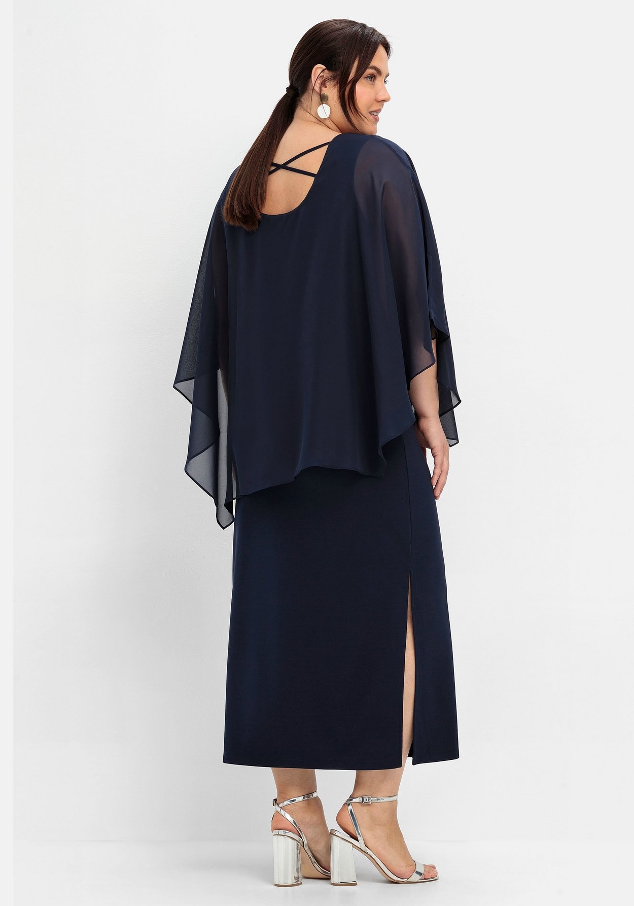 Sheego Abendkleid »Abendkleid im Lagenlook«