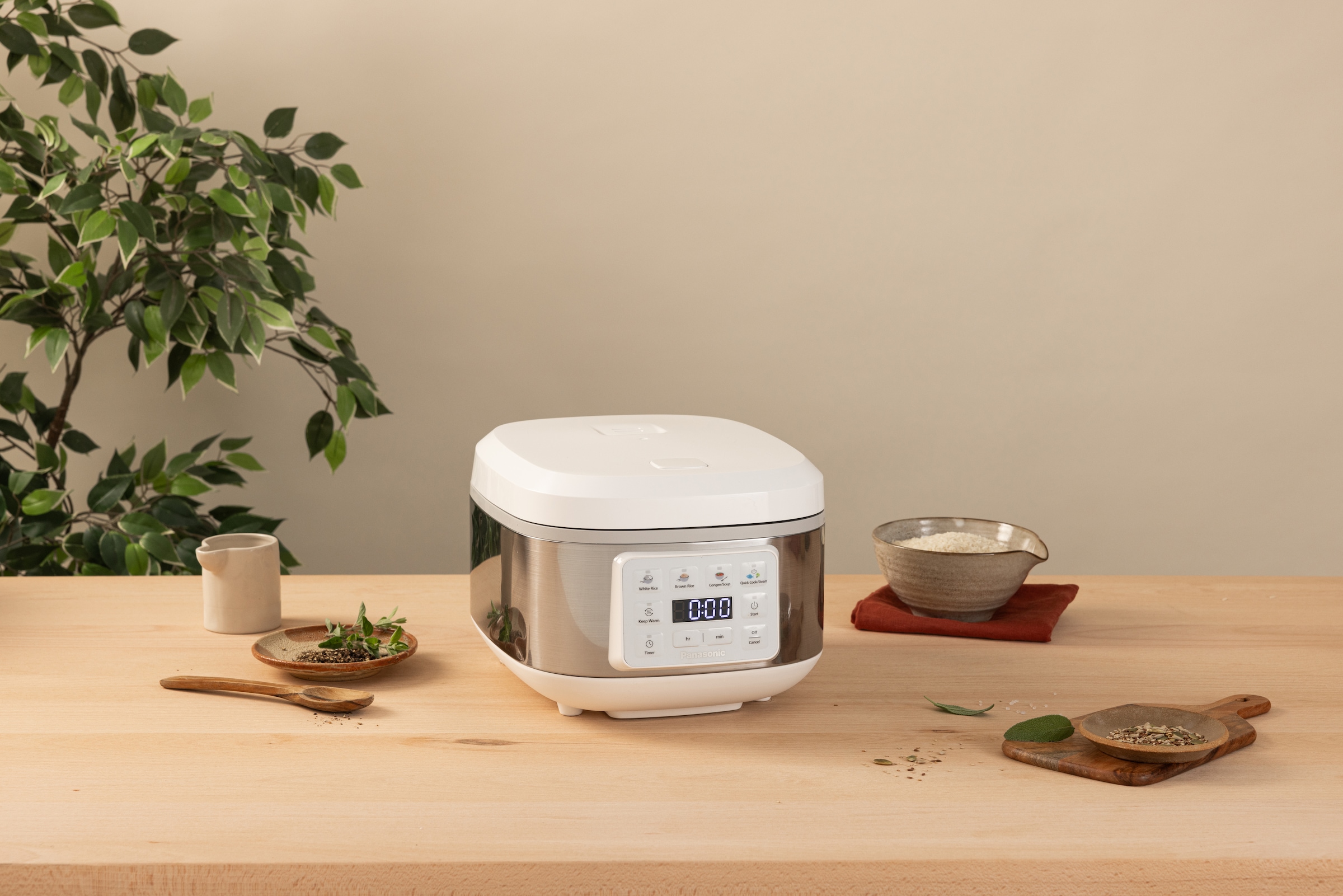 Panasonic Reiskocher »SR-DA152WXE« für bis zu 8 Portionen Reis auf einmal