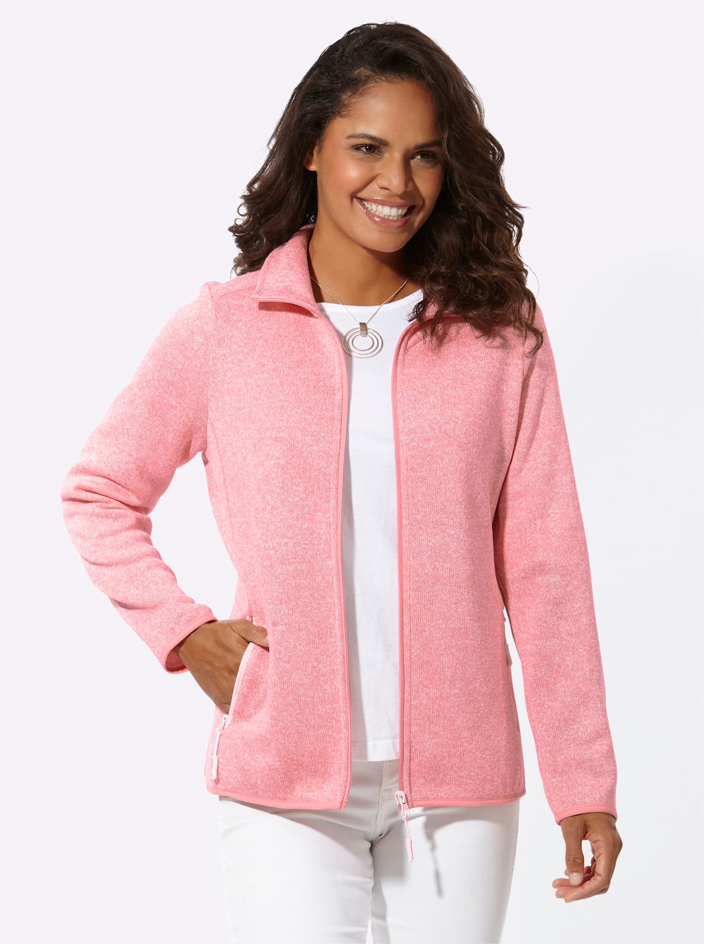 Casual Looks Strickfleecejacke