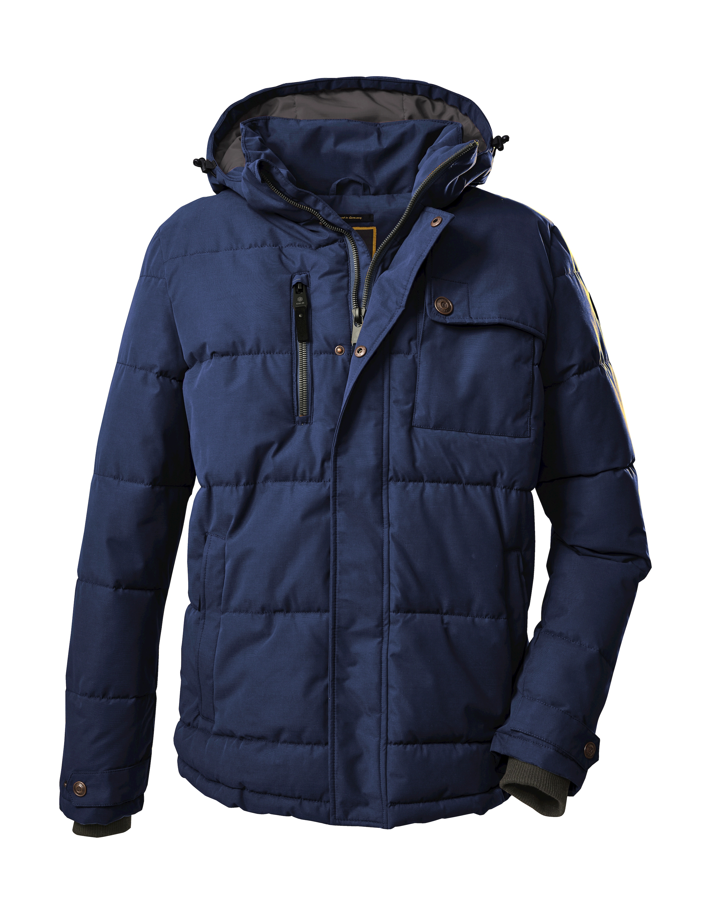 G.I.G.A. DX heren Gewatteerd jack/functioneel jack met afritsbare capuchon GW 27 MN QLTD JCKT, hellrost, M, 41870-000