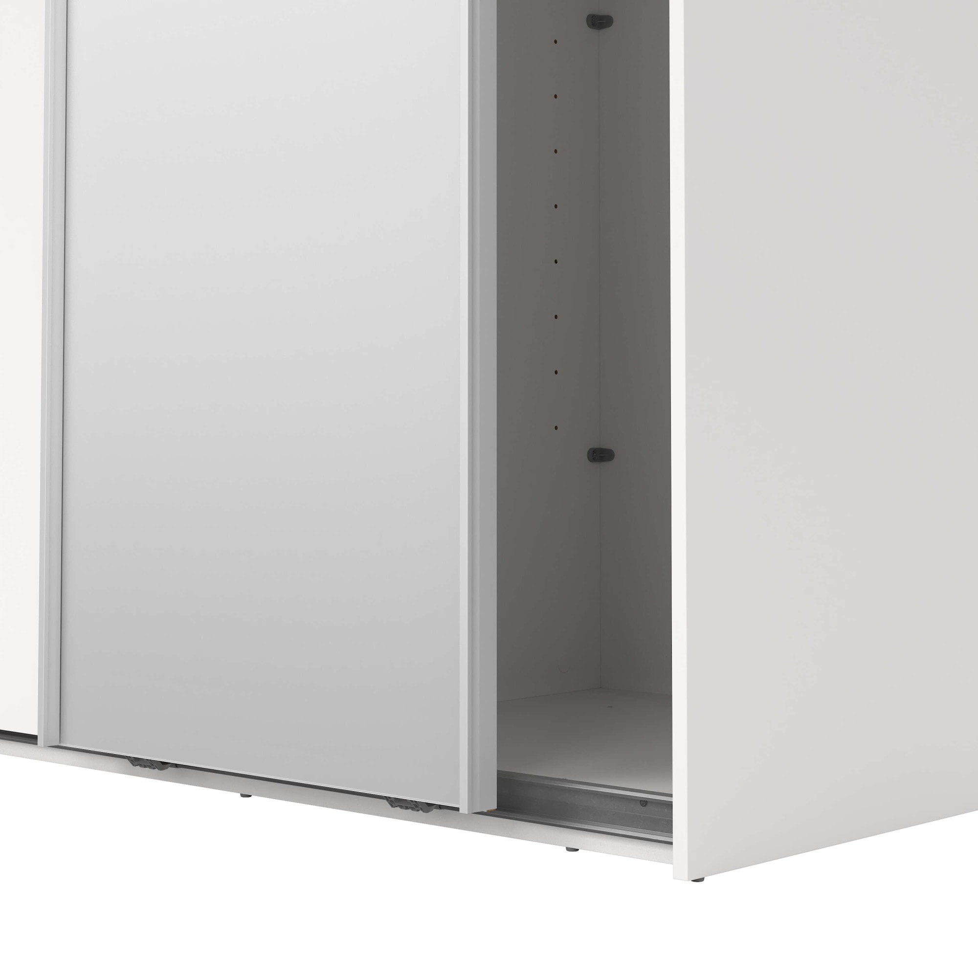 Home affaire Schwebetürenschrank »Como, Kleiderschrank, Schlafzimmerschrank« 1 Schwebetür, 1 Spiegelschiebetür, Kleiderstange, Einlegeboden