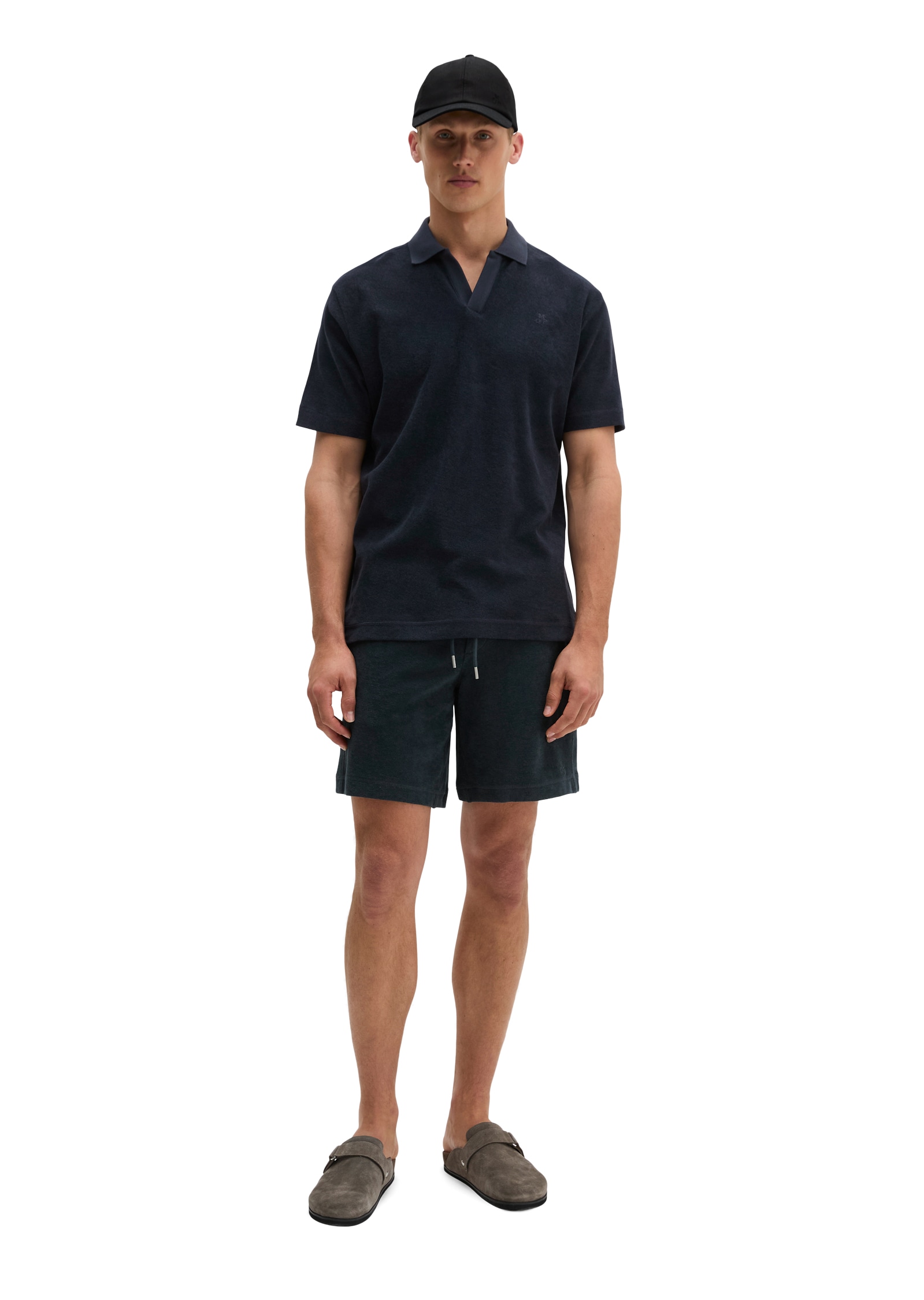 Marc O'Polo Poloshirt regular aus weichem Jersey-Frottee
