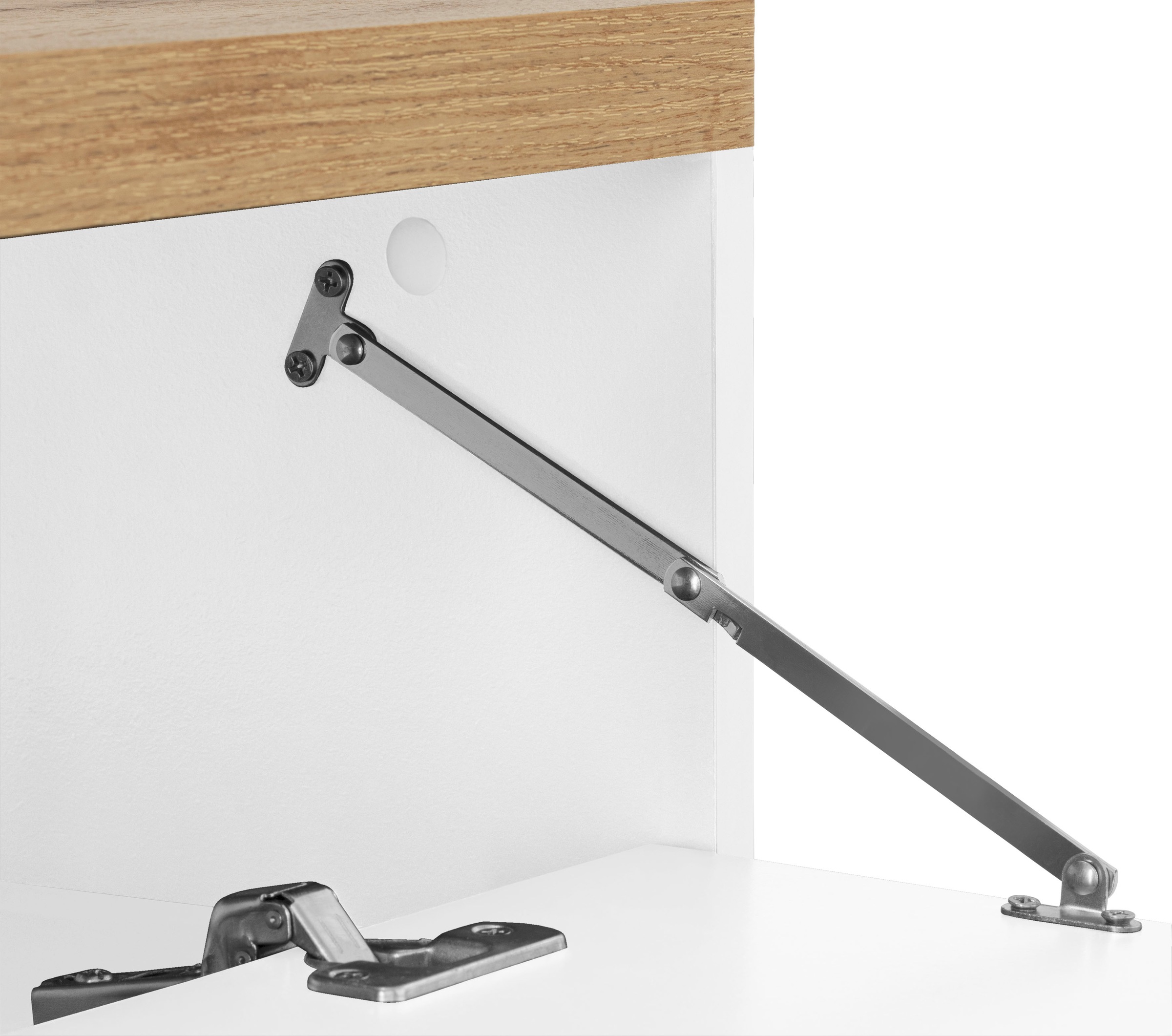 Places of Style Waschbeckenunterschrank »Thessa«, Klappe und Siphonausschnitt, Push-to-open Funktion, BxH: 80 x 56,5 cm