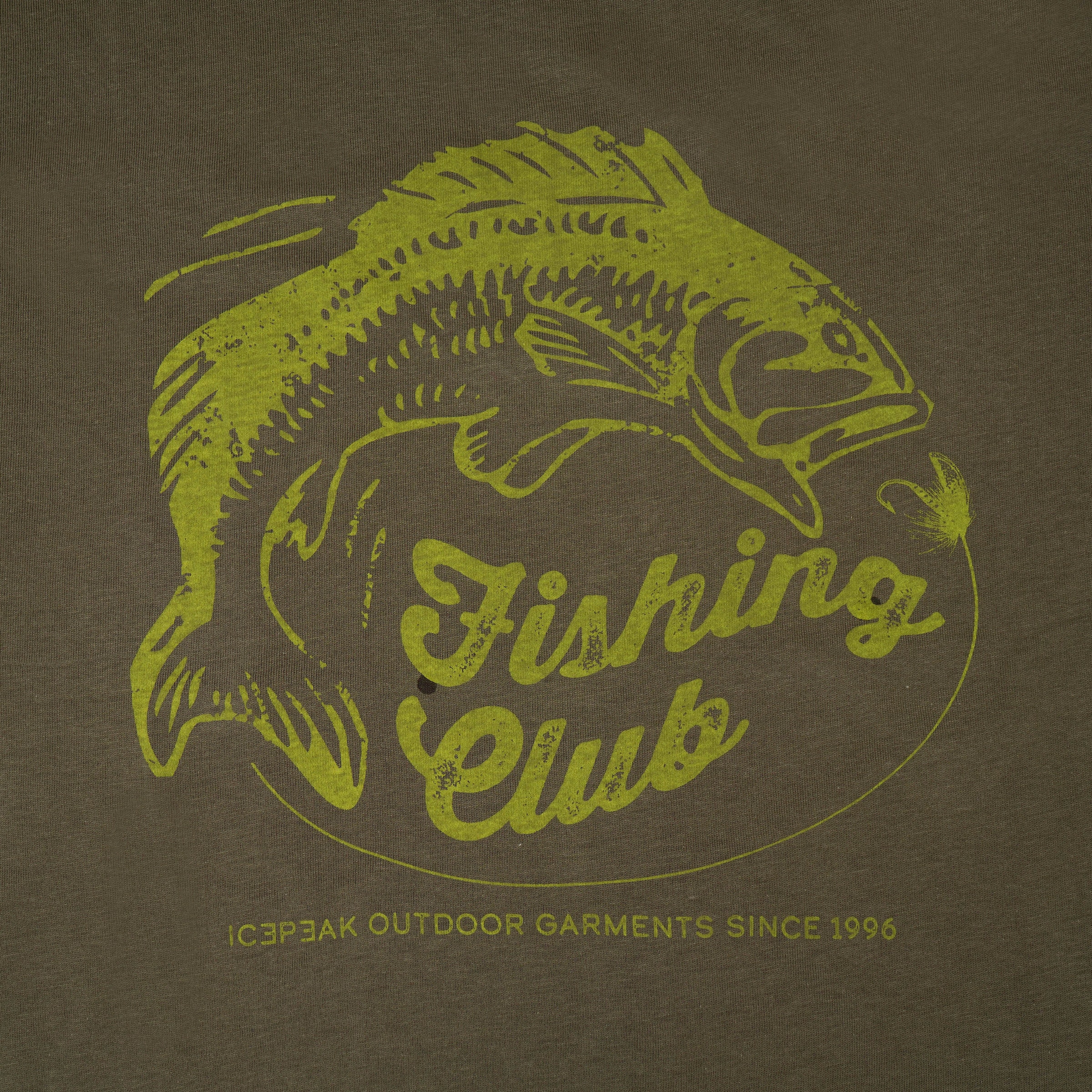 Icepeak T-Shirt »MILLINGTON« Print T-Shirt, aus Baumwolle