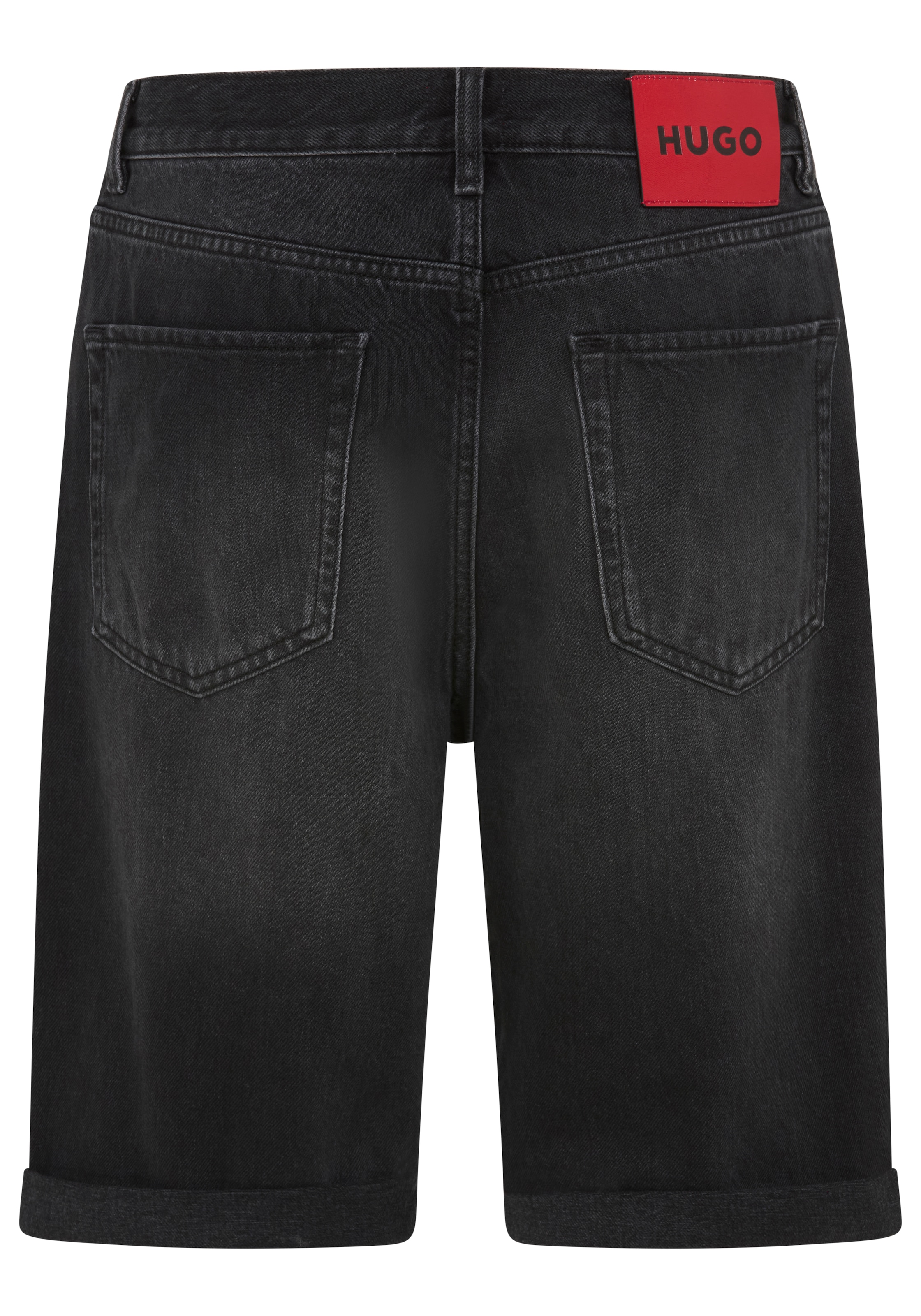 HUGO Shorts »HUGO 838/S«  Tapered Fit, stone washed, reine Baumwolle