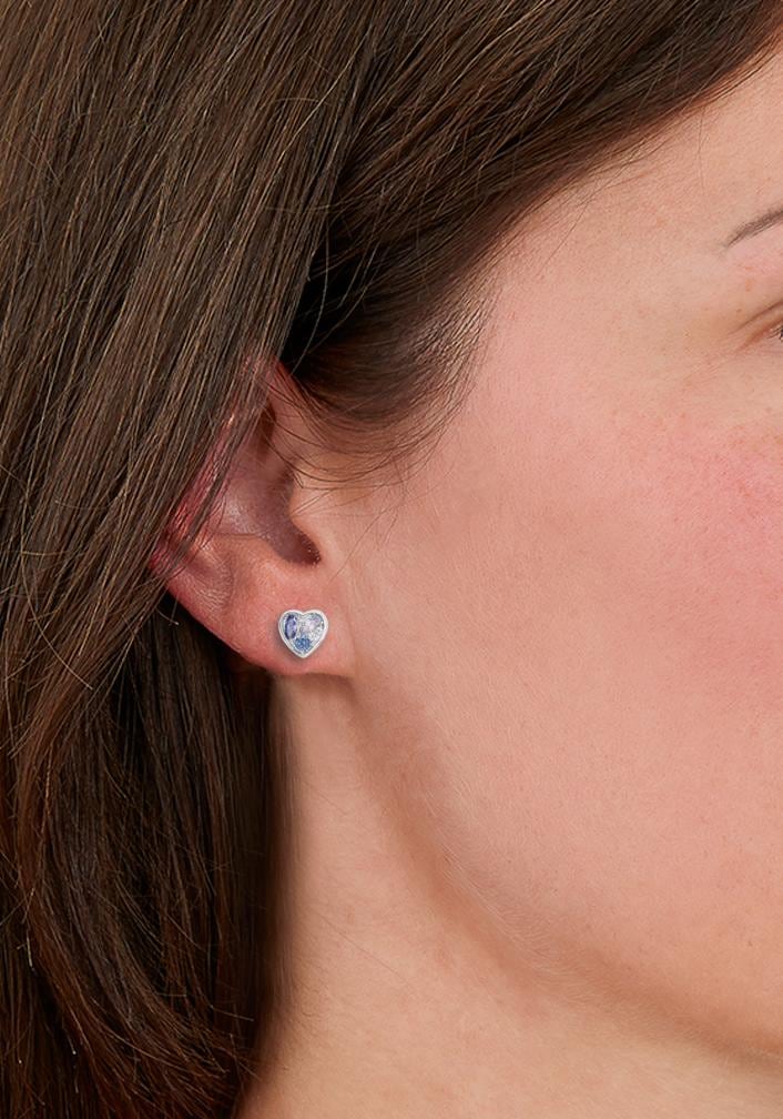 Amor Paar Ohrstecker »Herz, 2022059«, mit Zirkonia (synth.)