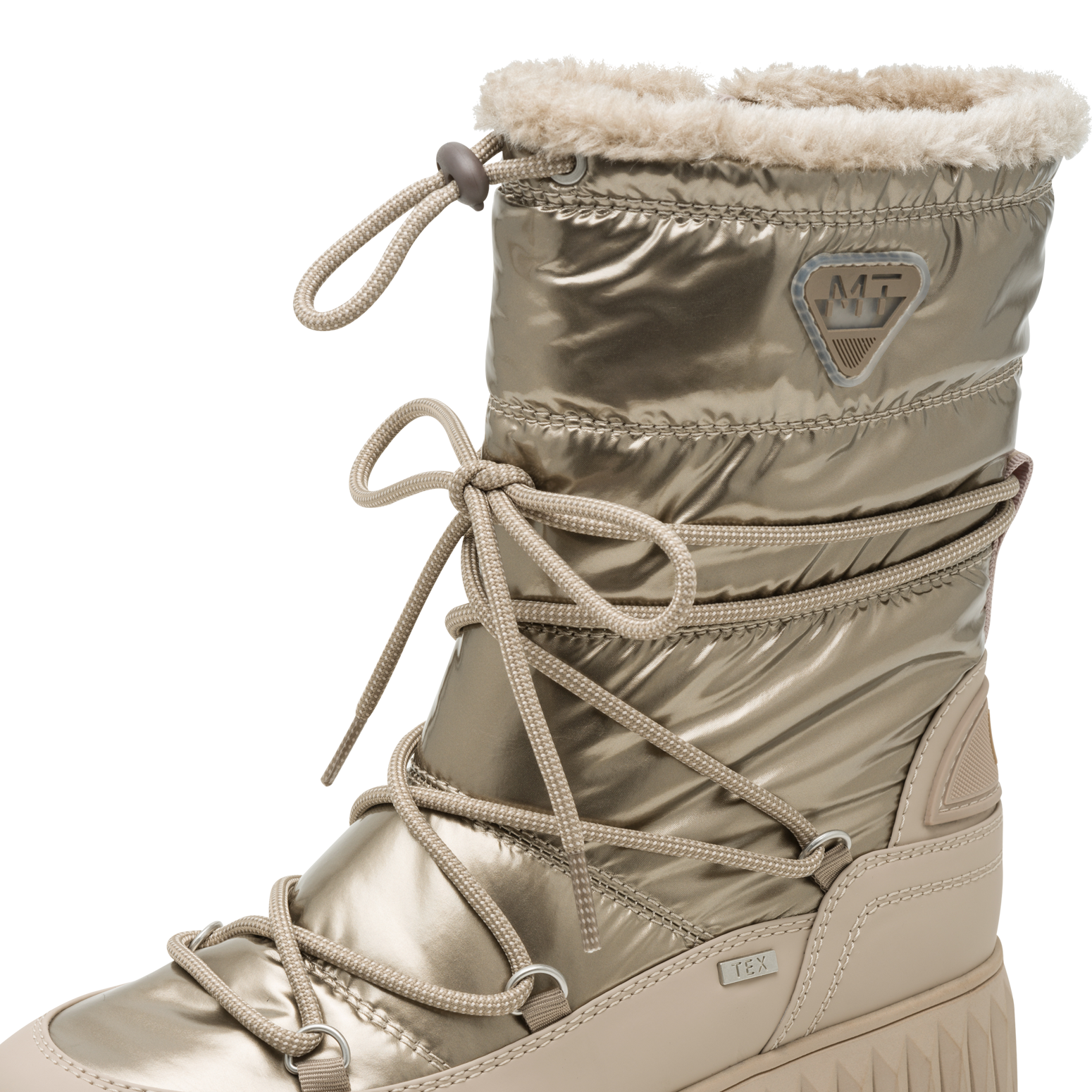 MARCO TOZZI Snowboots  , Plateau, Winterboots, Schneeboots mit praktischem Schnellverschluss