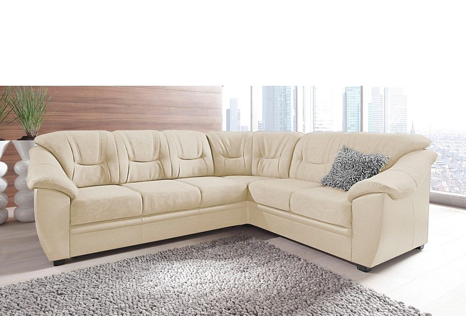 sit&more Ecksofa "Savona" optional Schlaffunktion, Federkern