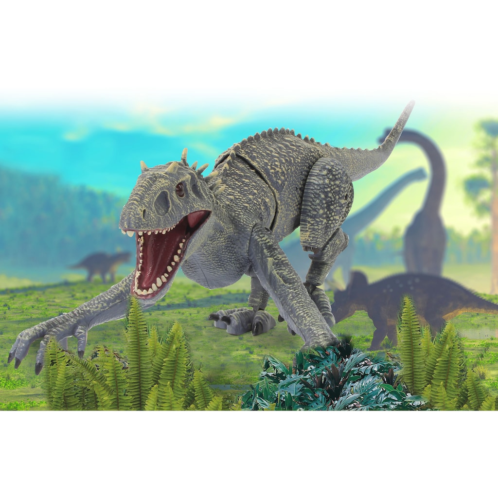 Jamara RC-Tier »Dinosaurier Exoraptor, Li-Ion 3,7V, 2,4GHz, grau«, mit Licht und Sound