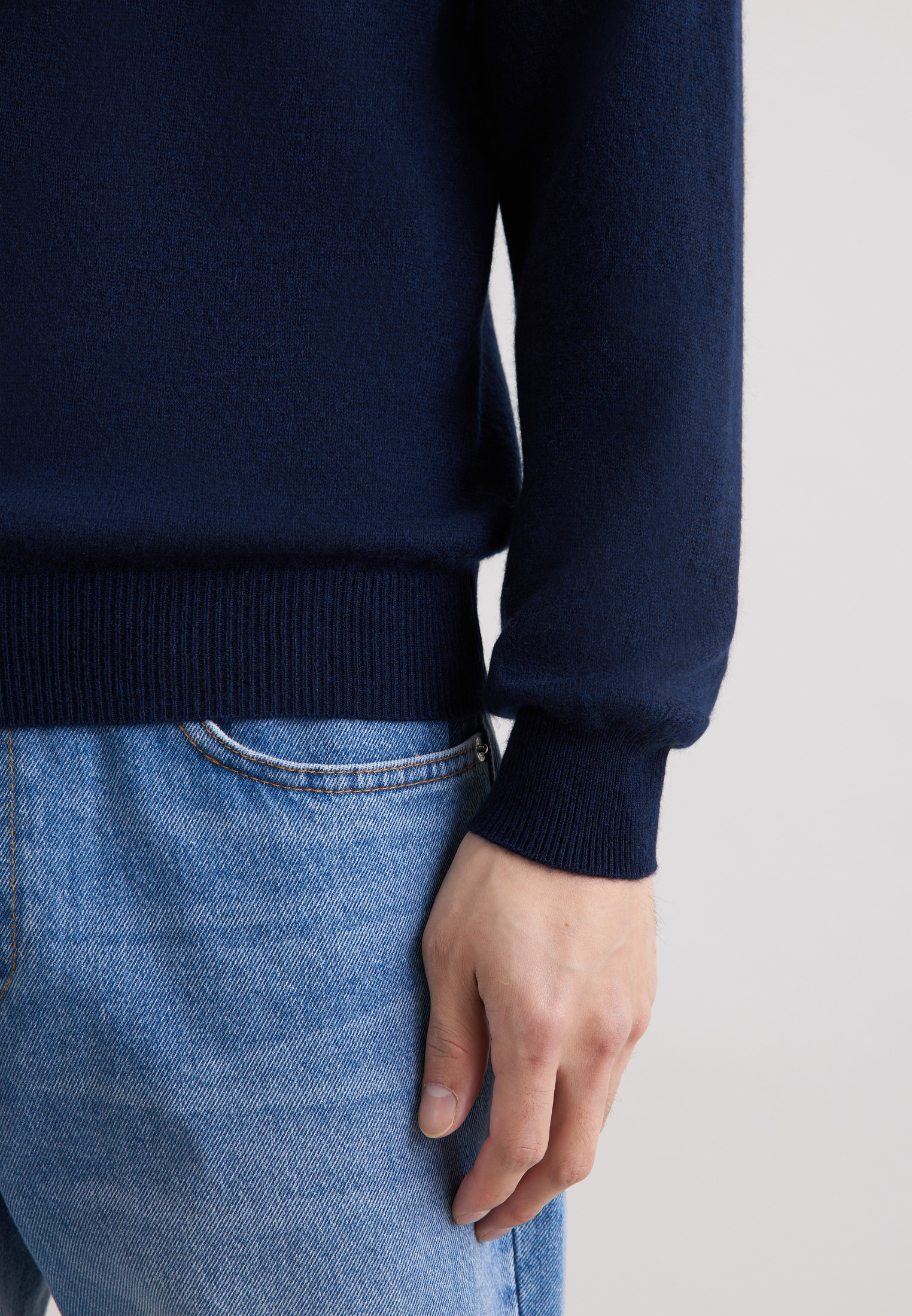 seidensticker Strickpullover »Schwarze Rose« 1/1 Rundhals Uni