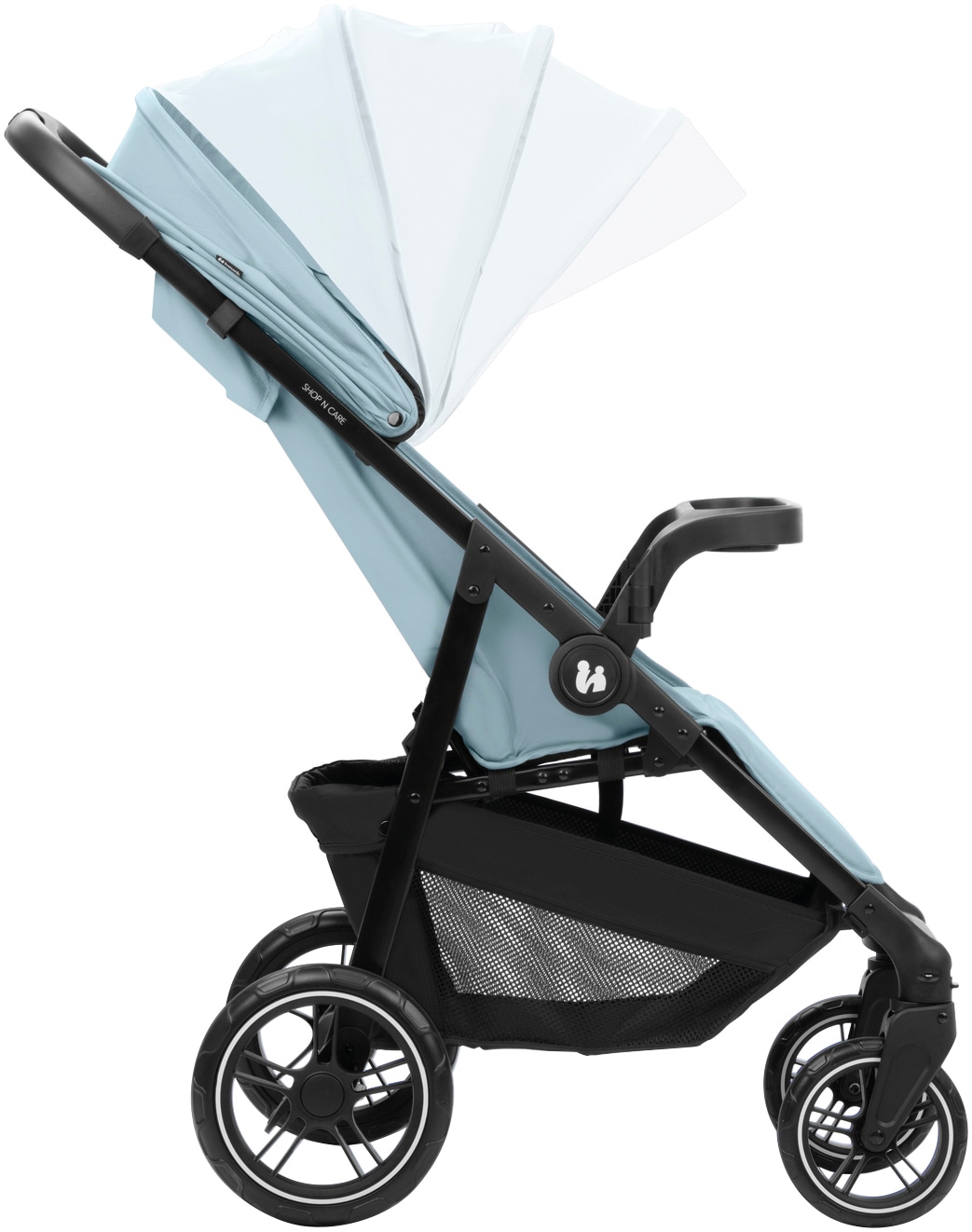Hauck Kinder-Buggy »Shop N Care, Dusty Blue«, 22 kg, bis 22 kg belastbar; kompatibel mit Babyschale
