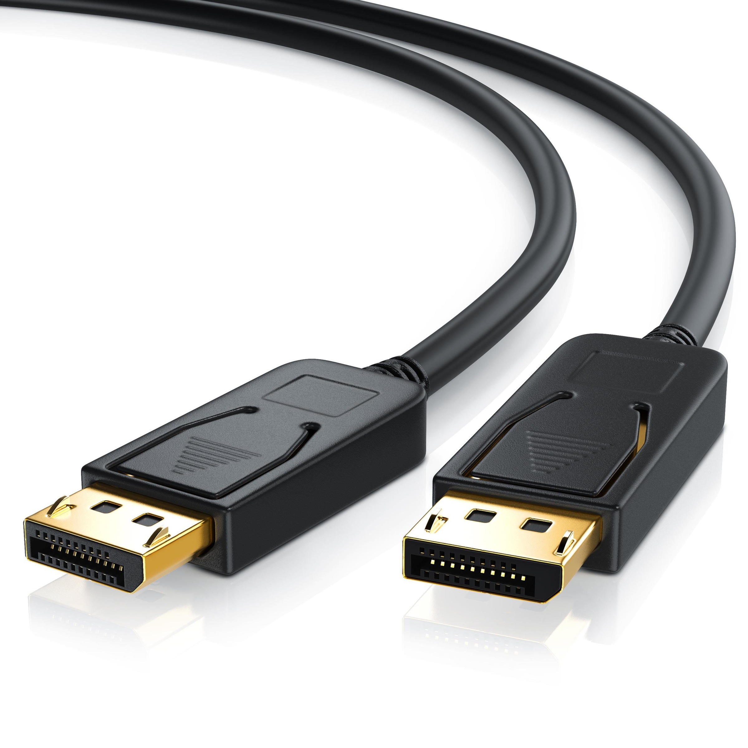 DisplayPort Kabel 4k 60Hz UHD incl. Audio-Übertragung »2×...