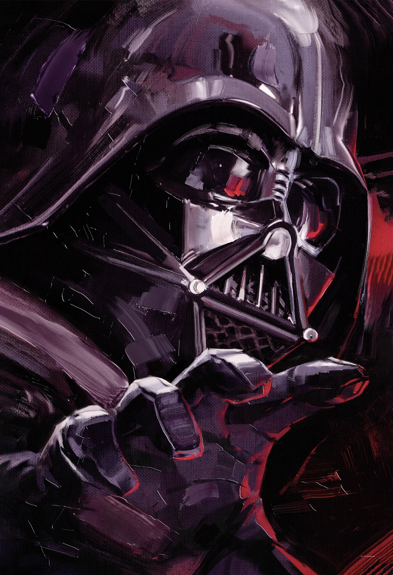 Komar Leinwandbild »Star Wars Darth Vader Acryl«, Disney, (1 St.), 60 x 90 cm (Breite x Höhe) - Kinderzimmer, Dekoration