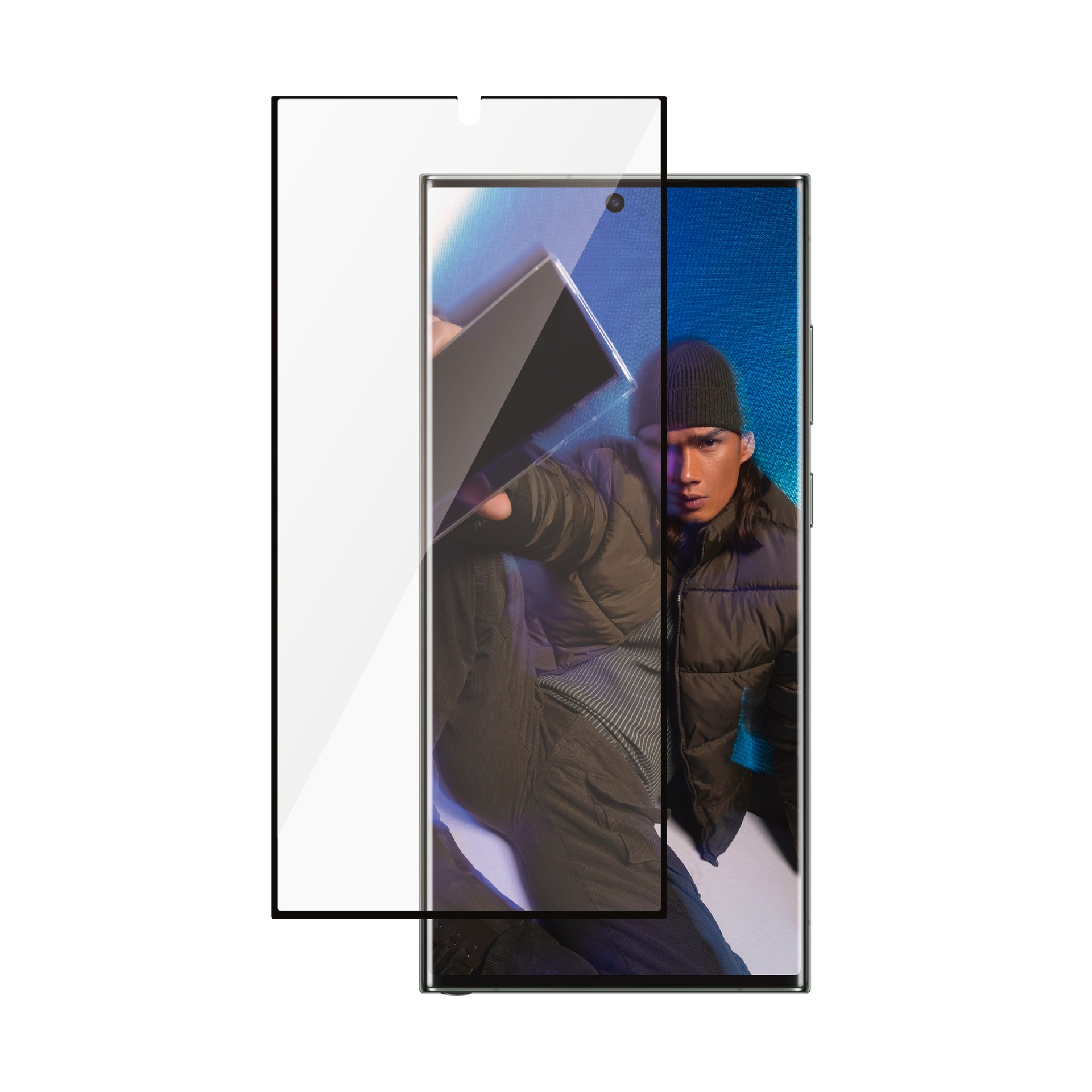 SAFE by PanzerGlass Displayschutzglas »Ultra Wide Fit Screen Protector«, für Samsung Galaxy S24 Ultra, Displayschutzfolie, stoßfest, kratzbeständig
