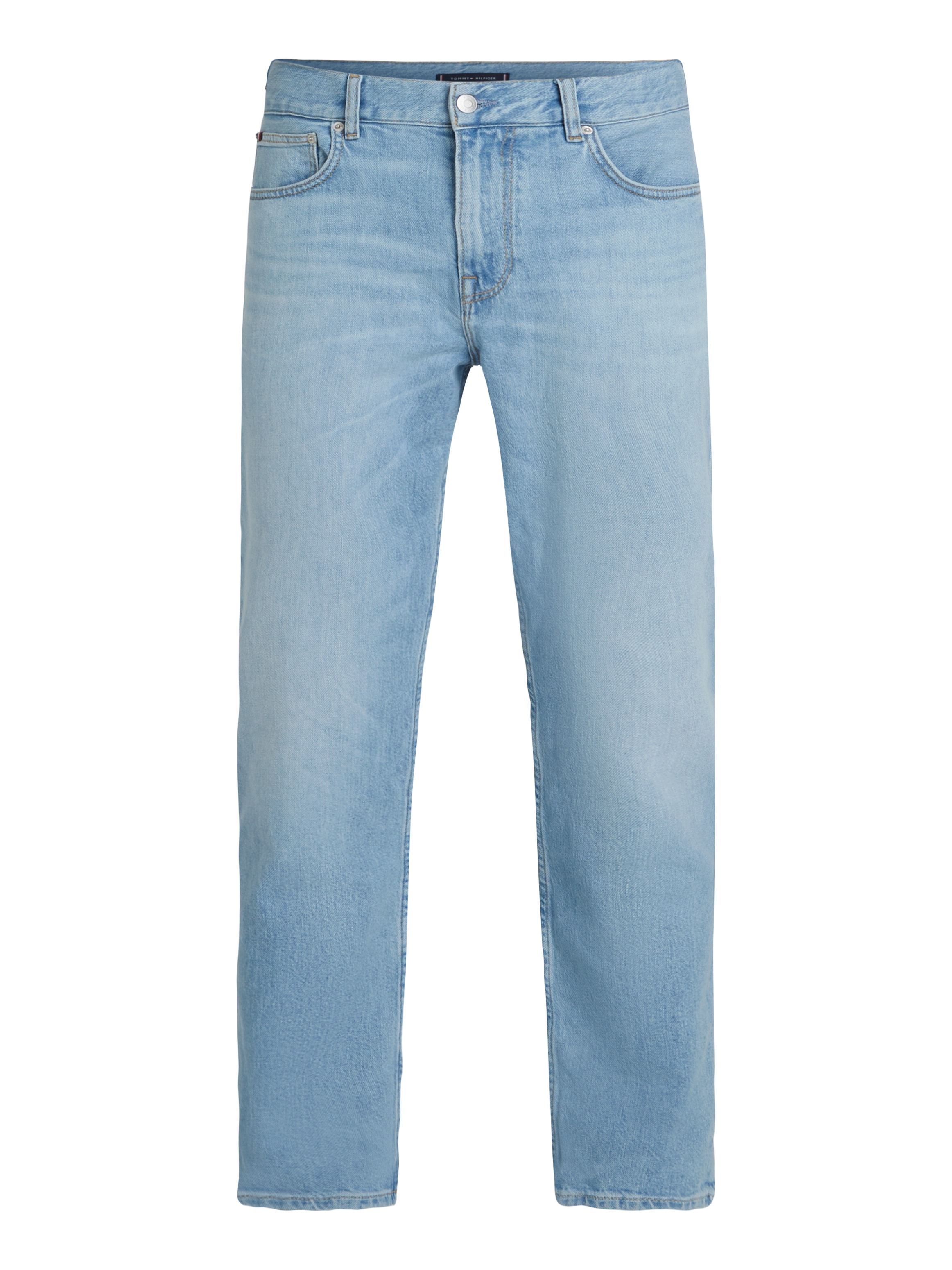 Tommy Hilfiger Straight-Jeans »STRAIGHT DENTON STR MESA BLUE« in hellblauer Waschung