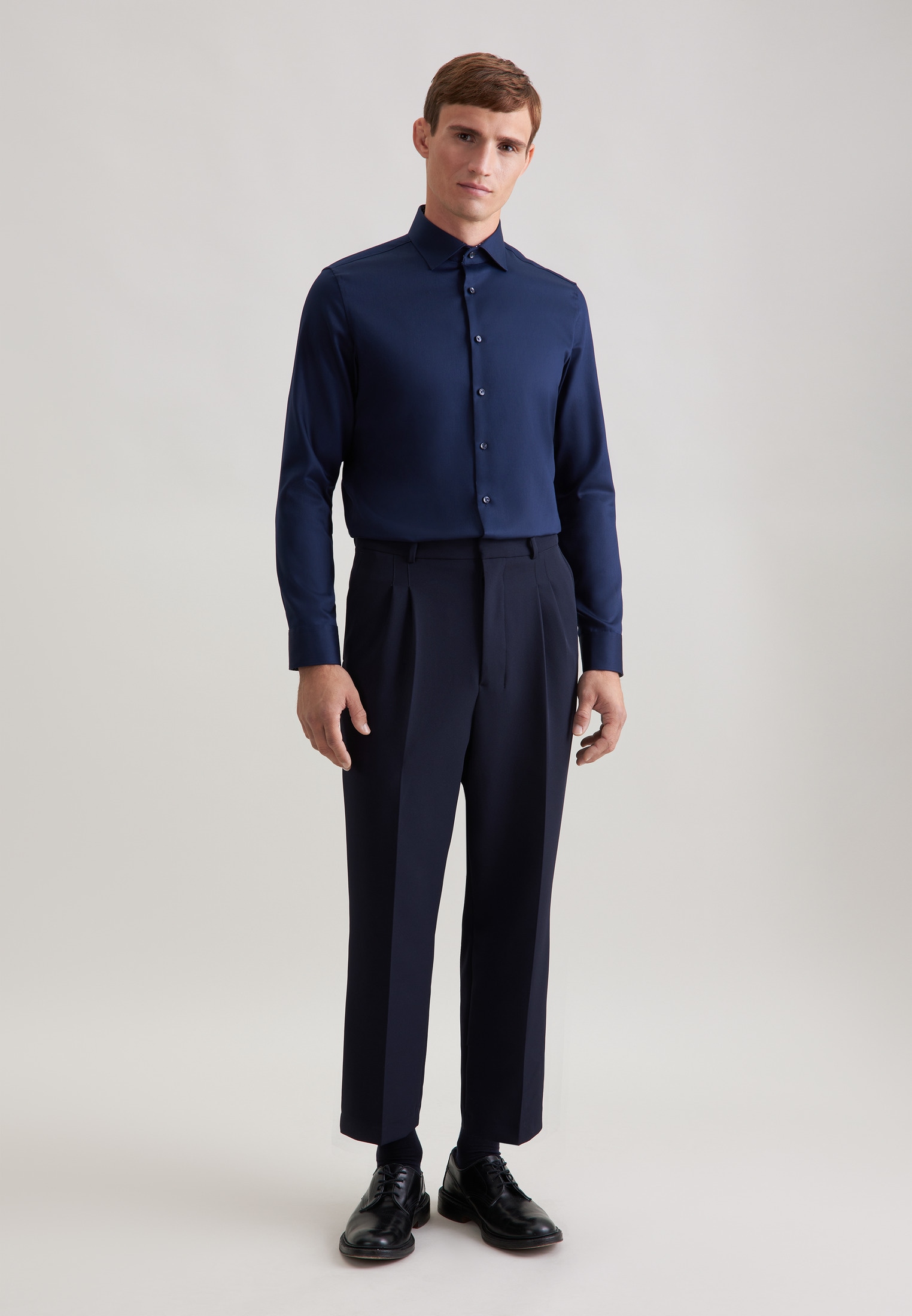 seidensticker Businesshemd »Schwarze Rose« Slim 1/1 Kentkragen Uni