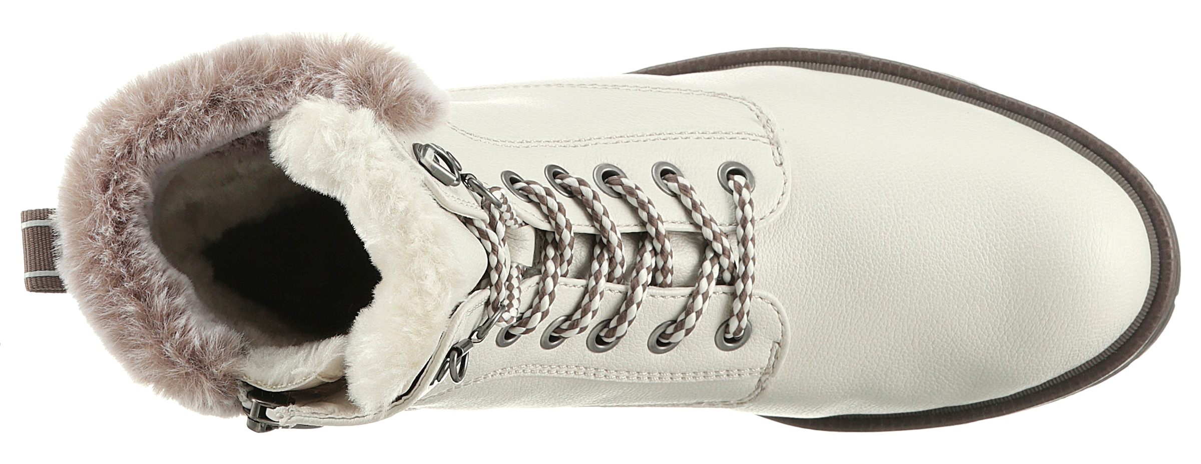 Tamaris Winterboots, Blockabsatz, Winterstiefelette, Schnürboots in veganer Verarbeitung