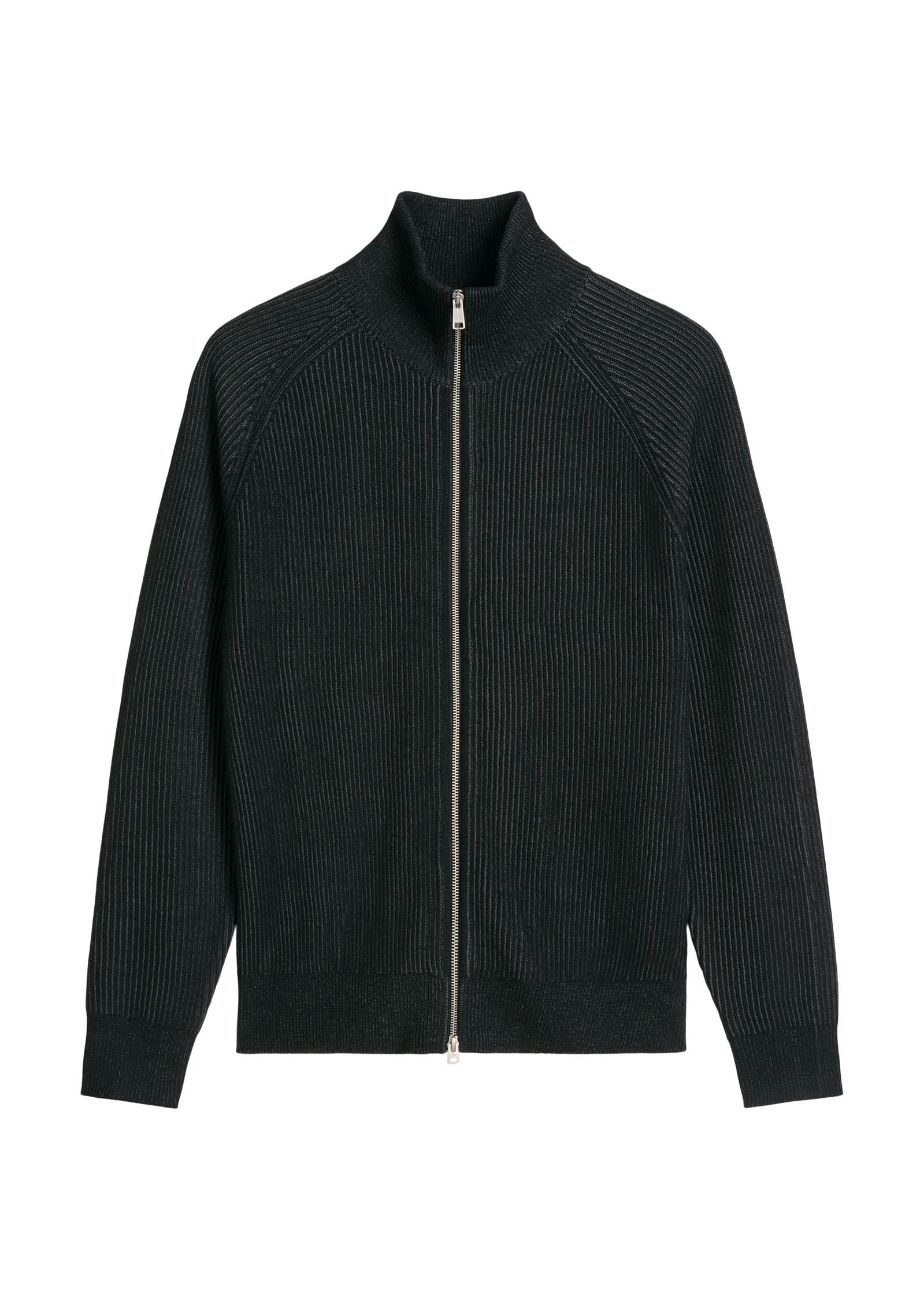 Marc O'Polo Strickjacke regular aus Bio-Baumwoll-Schurwoll-Mix