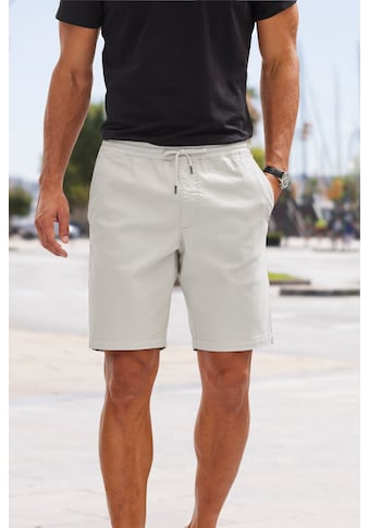 Shorts, kurz mit normaler Leibhöhe aus elastischer Baumwoll-Qualität