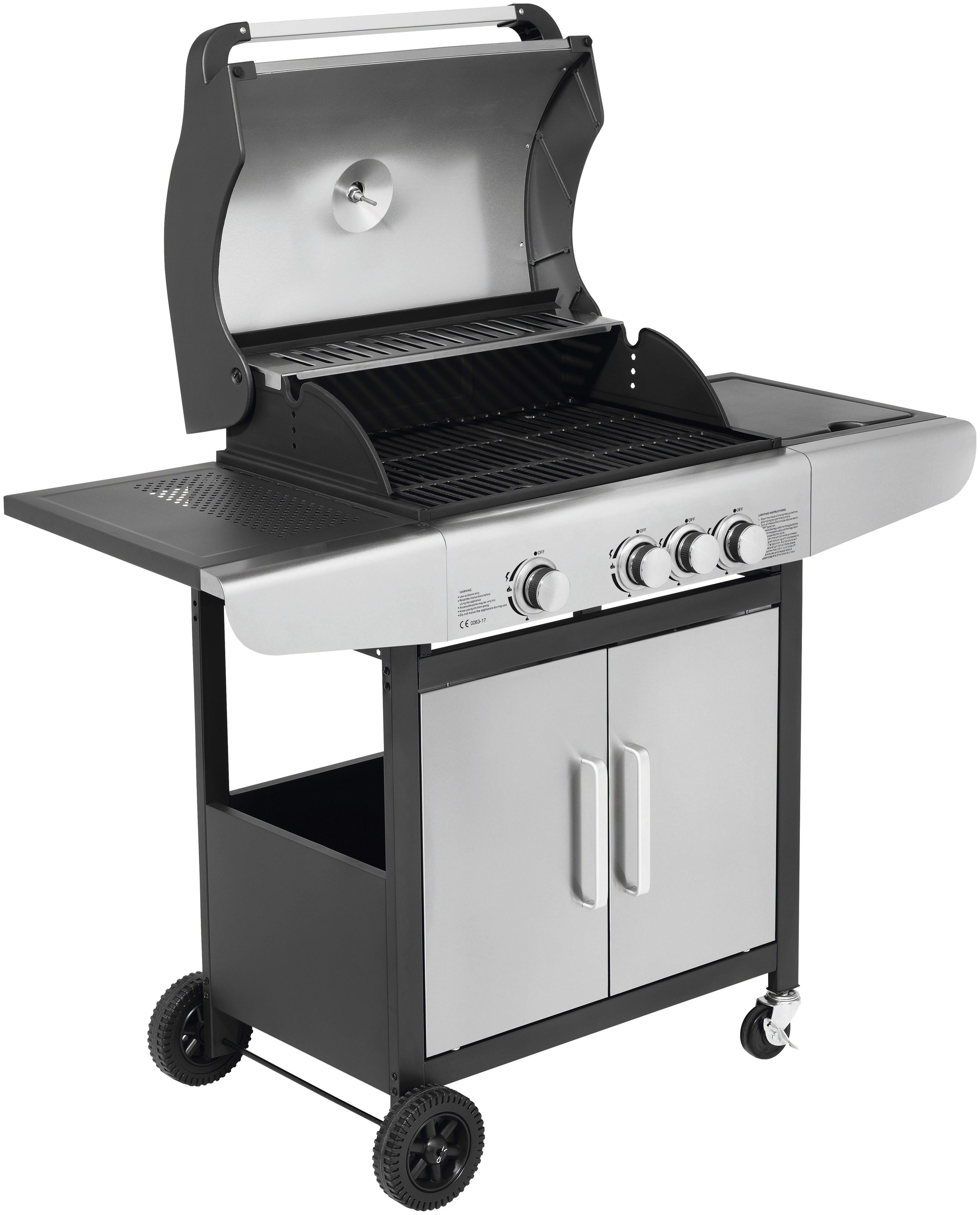 JUSTUS Gasgrill »Ares 3 SU«, BxTxH: 122x57x112 cm