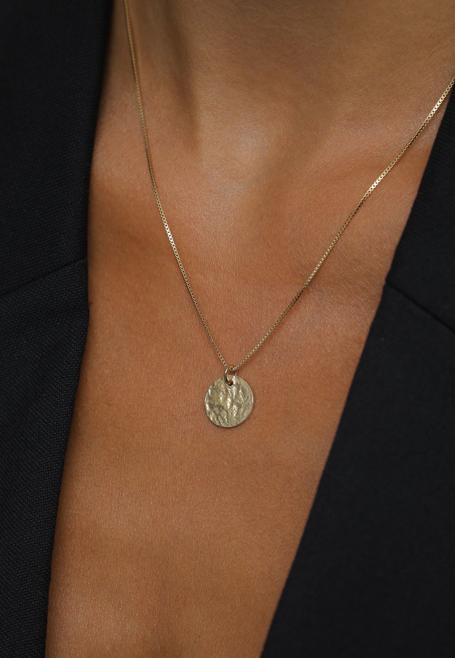 Elli Ohrring und Ketten Set »Schmuckset Plättchen Organic Kette Ohrhänger 925 Silber«