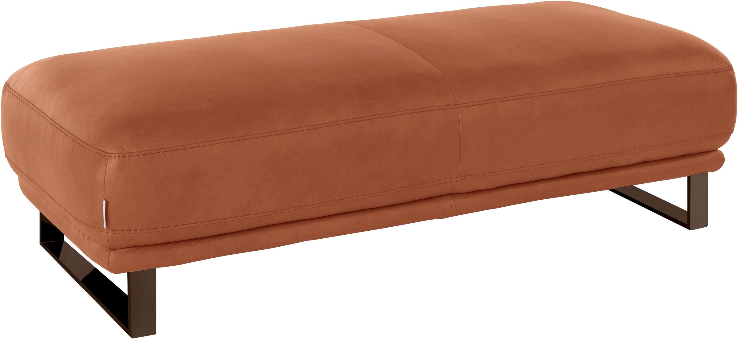 W.SCHILLIG Hocker »montanaa«, mit Metallkufen in Bronze pulverbeschichtet, Breite 141 cm
