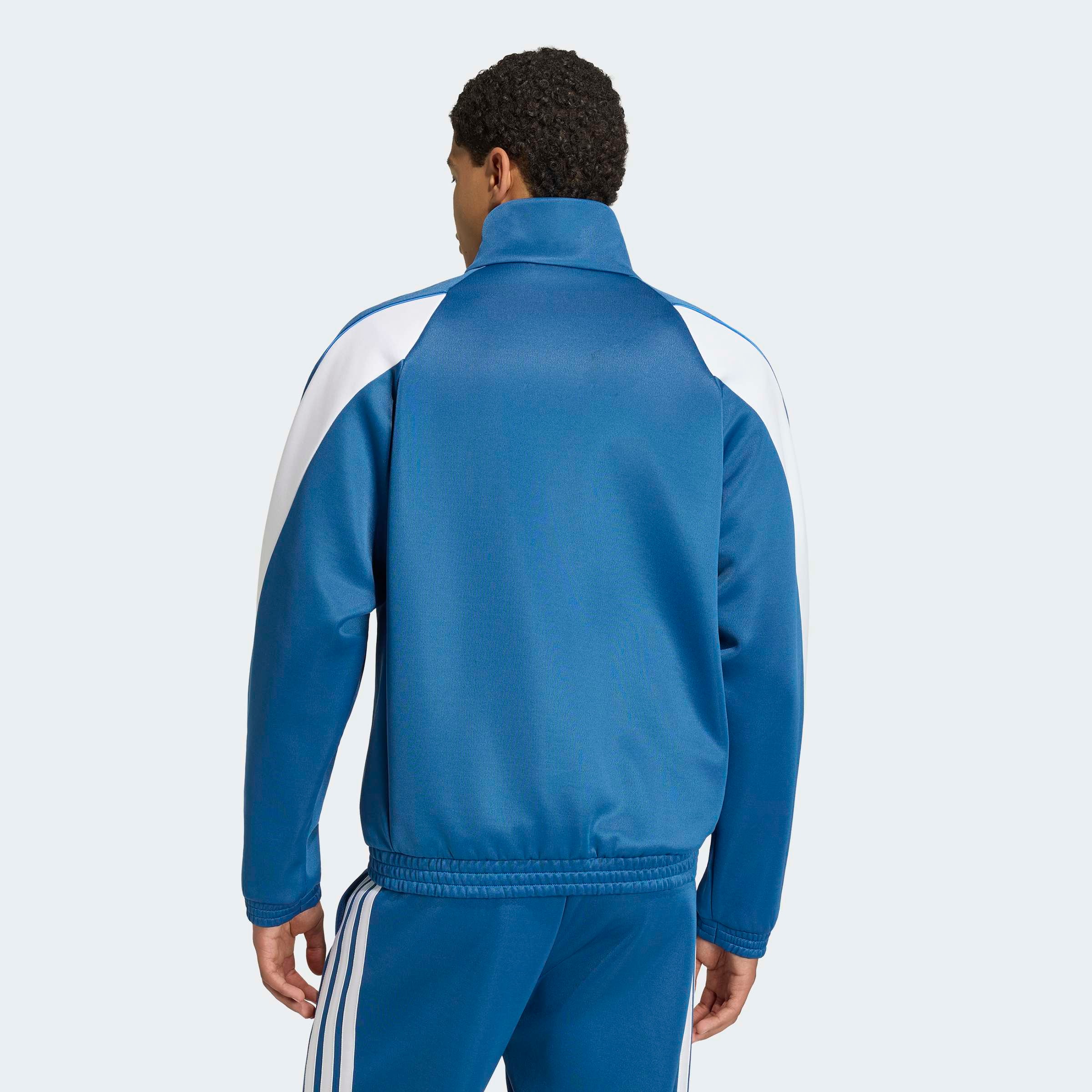 adidas Sportswear Trainingsjacke »STADIUM« aus Polyester und Baumwolle, mit Rollkragen, lockere Passform