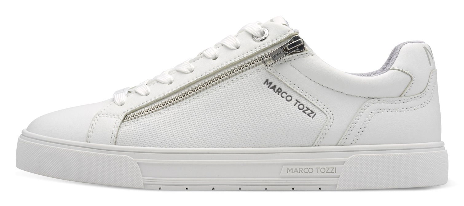 MARCO TOZZI Sneaker, Freizeitschuh, Halbschuh, Schnürschuh mit seitlicher Logoprägung