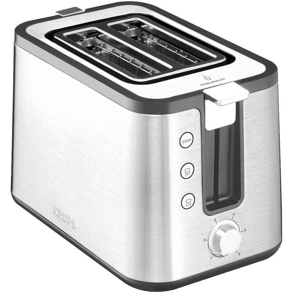 Krups Toaster »KH442D Control Line«, 2 kurze Schlitze, für 2 Scheiben, 850 W