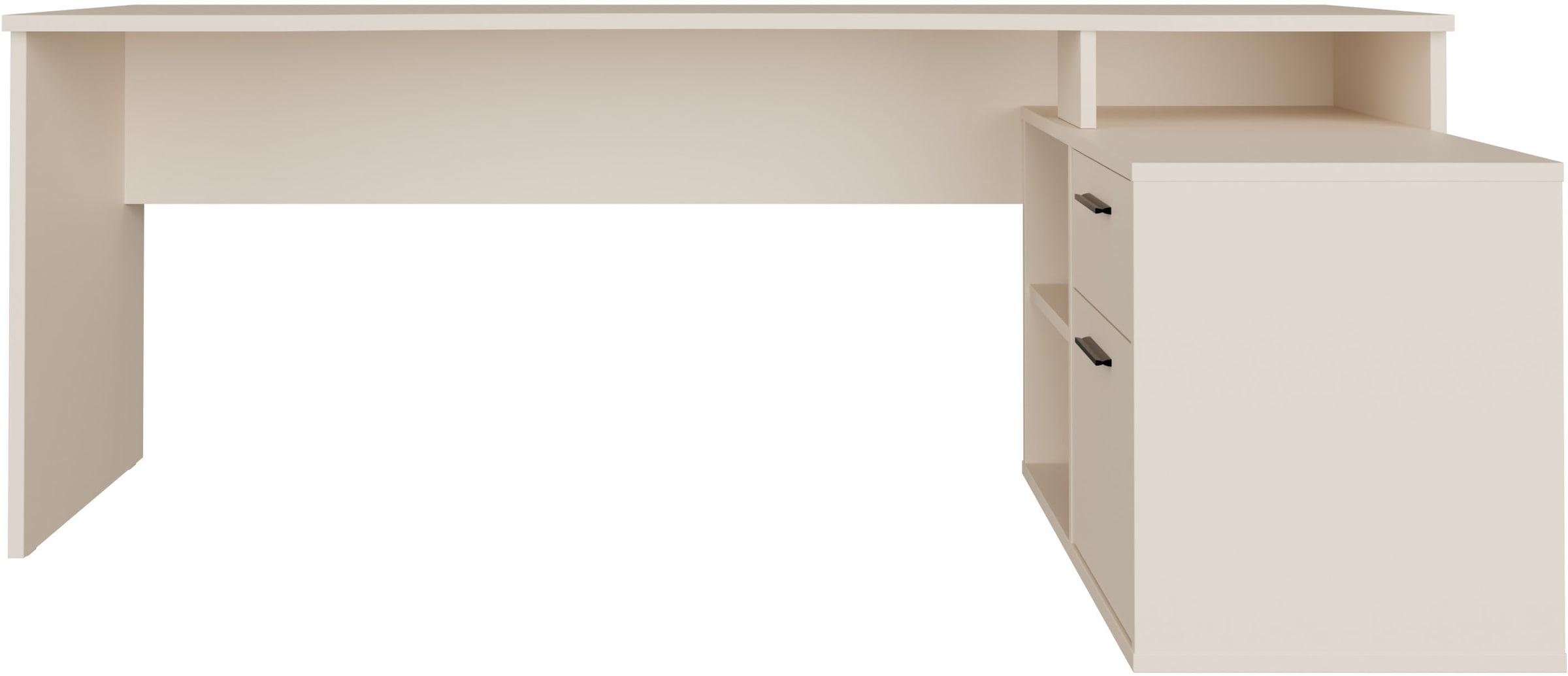 FORTE Schreibtisch »Eckschreibtisch Tezaur« mit viel Stauraum, B/H/T 200/75,7/121,8 cm