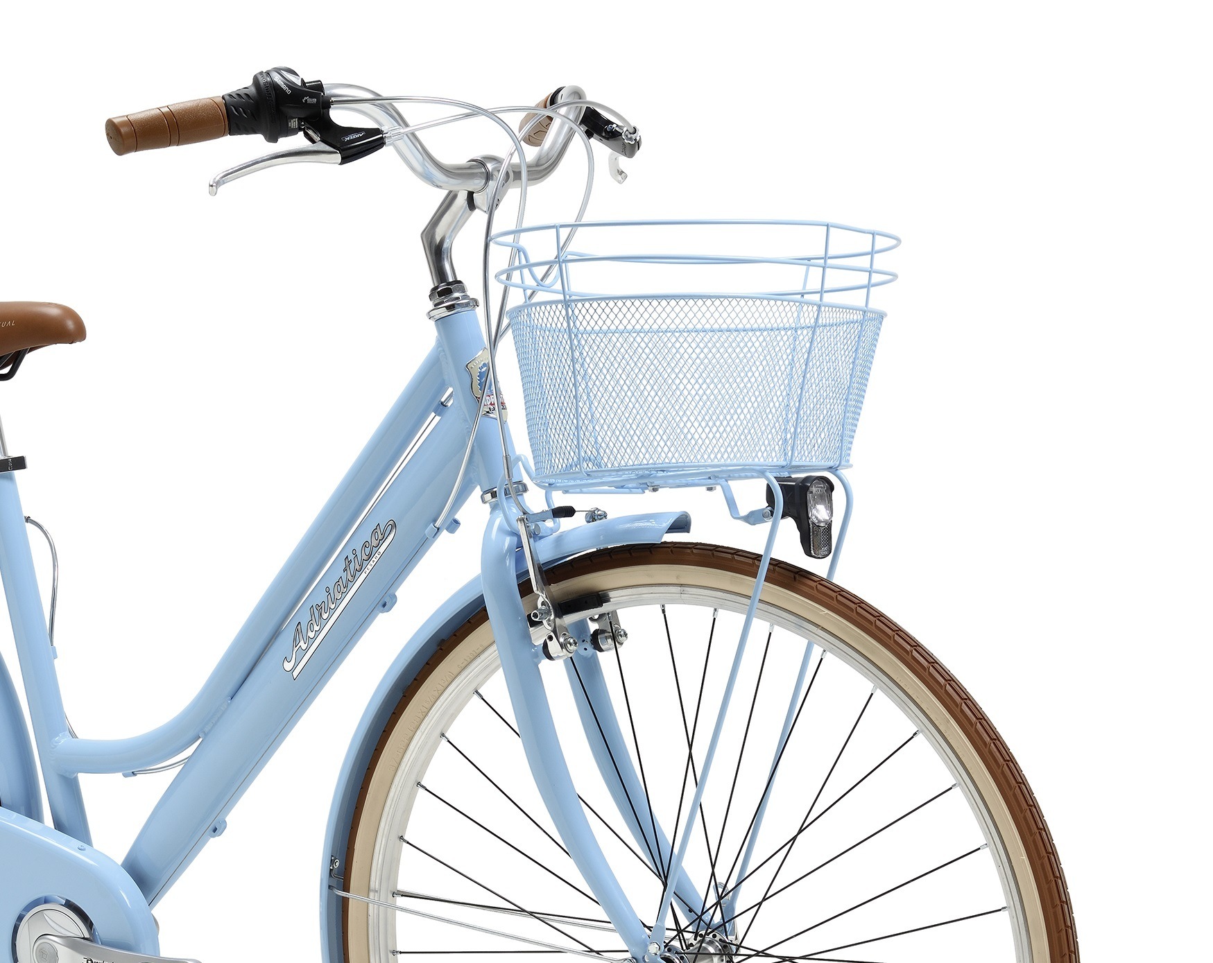 Adriatica Cityrad »Cityfahrrad 28 Zoll RETRO Lady Blau inkl. Korb«