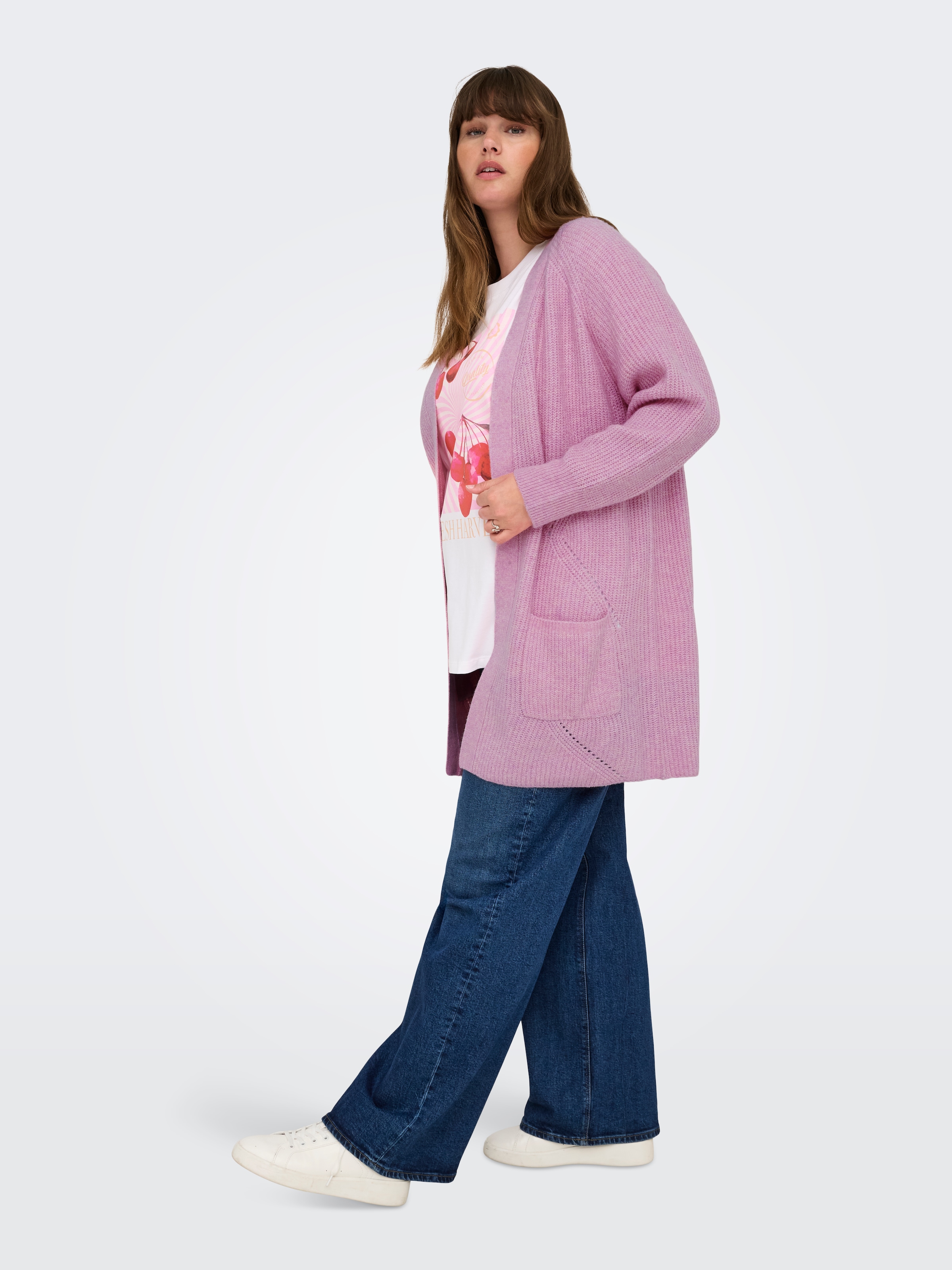 ONLY CARMAKOMA Strickjacke »CARWHITNEY LS CARDIGAN KNIT«