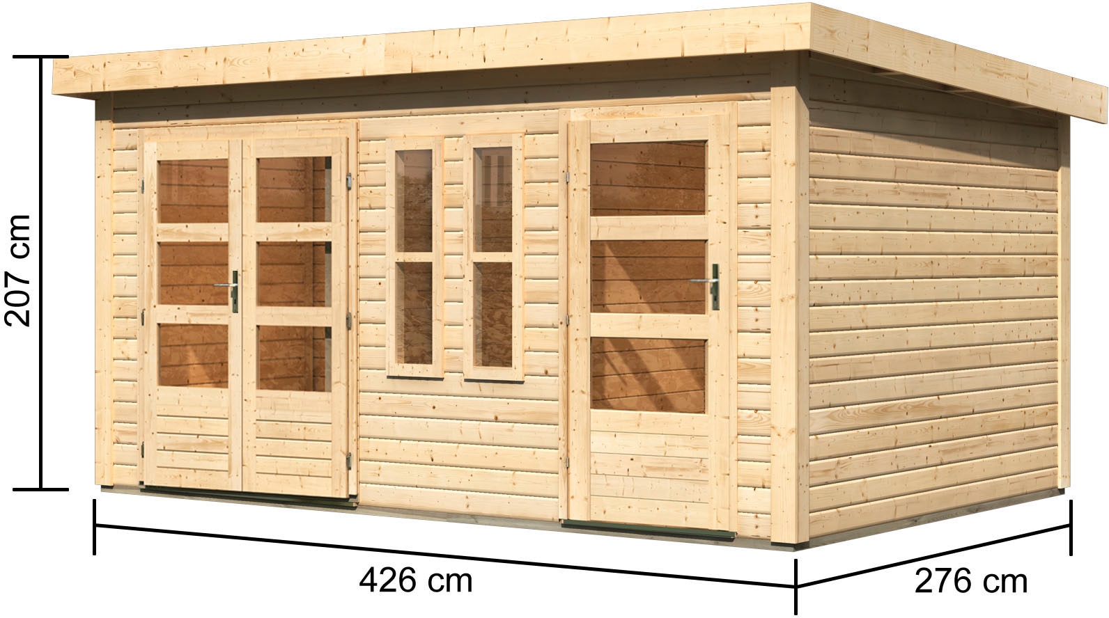 Karibu Gartenhaus »Prenzlau«