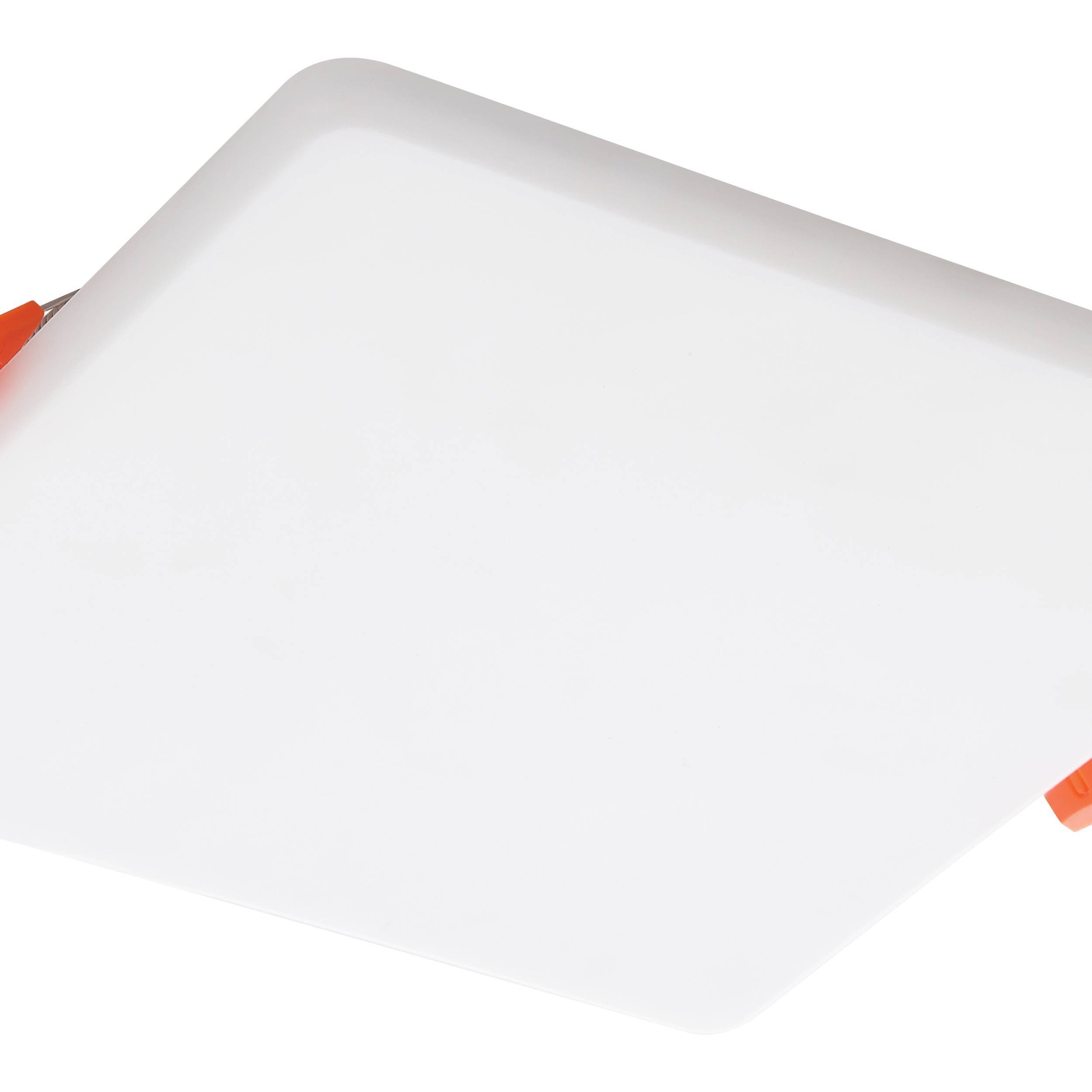 EGLO Einbauleuchte »Rapita Deckenlampe, Aluminum und Kunststoff, Einabaulampe, Flurlampe« LED-Modul 1 Stk. Warmweiß Einbauleuchte - L21,5 x B21,5 x ET30 cm - weiß - 18W inkl.