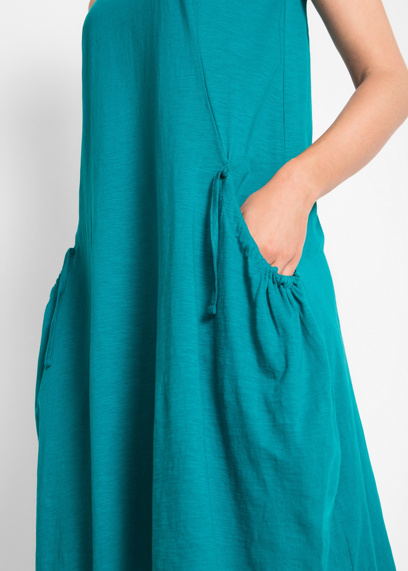 bonprix Jerseykleid »Baumwoll-Jerseykleid mit Taschen« Baumwoll-Jerseykleid mit Taschen