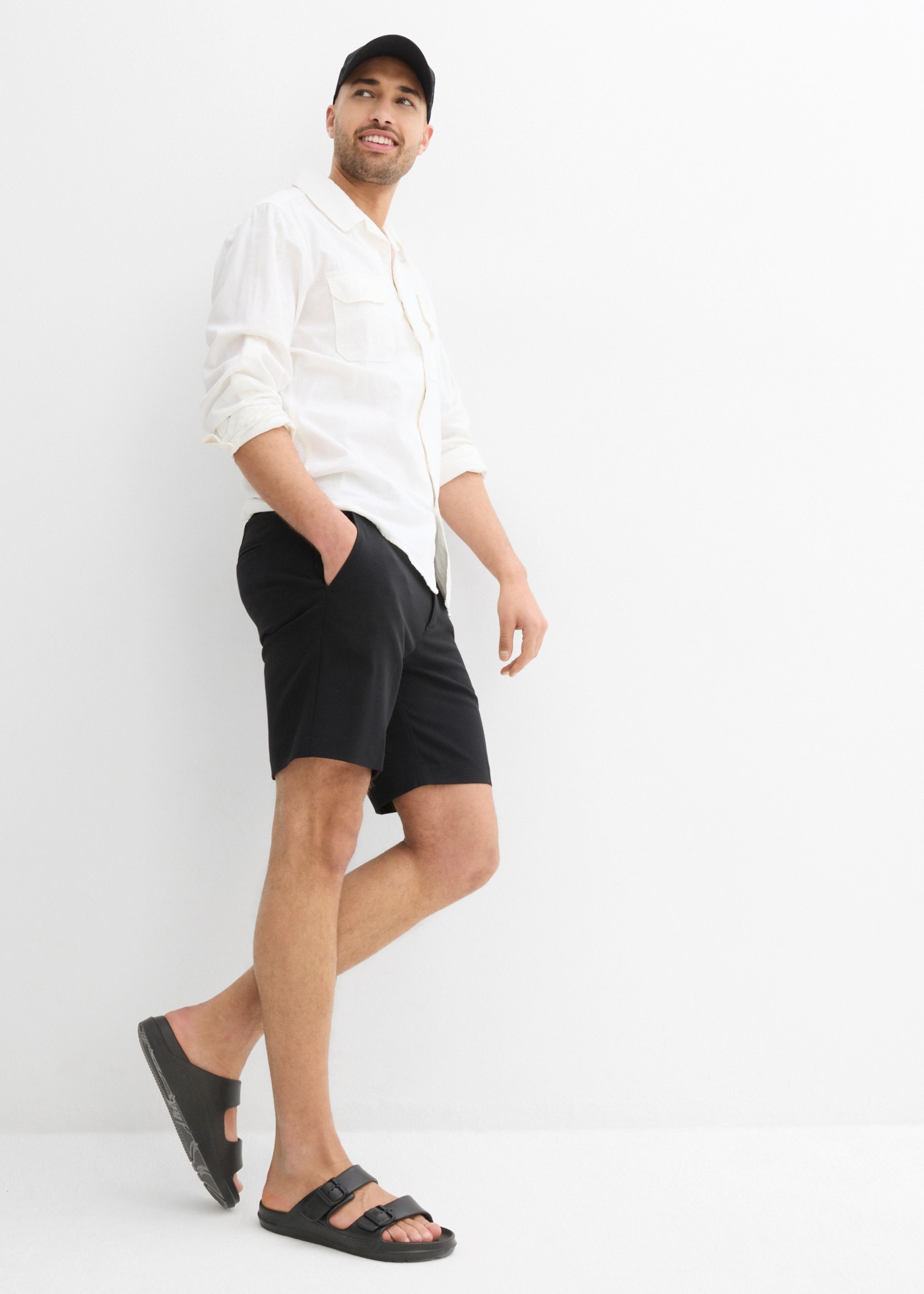 bonprix Shorts  eleganter Stil, klassische Passform, mit Bügelfalten